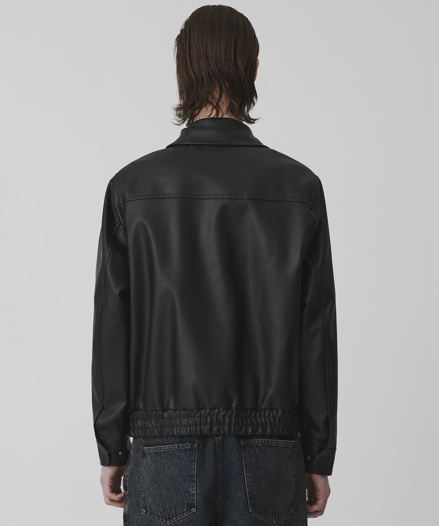 〈残りわずか｜再入荷なし〉VINTAGE LEATHER ブルゾン