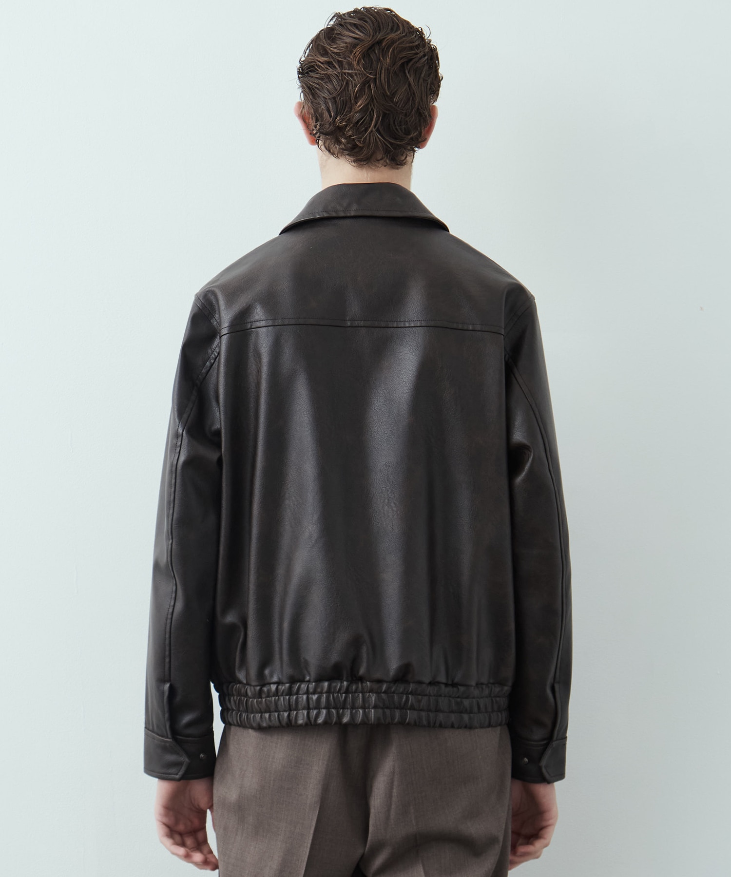 VINTAGE LEATHER ブルゾン