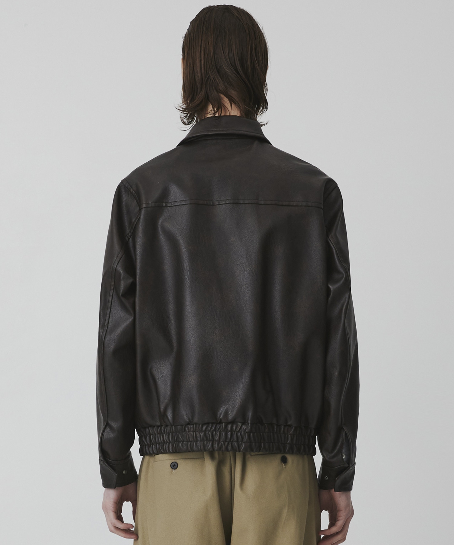 VINTAGE LEATHER ブルゾン