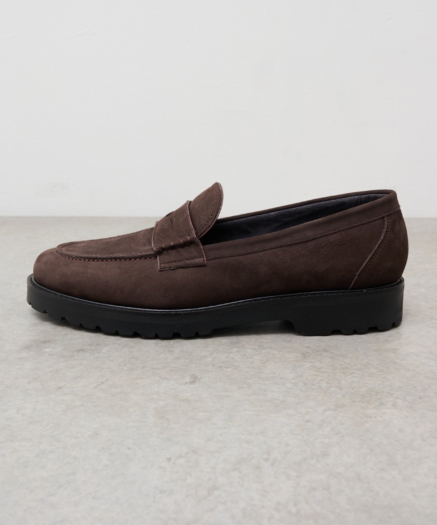 Vibram  NUBUCK LEATHER LOAFER