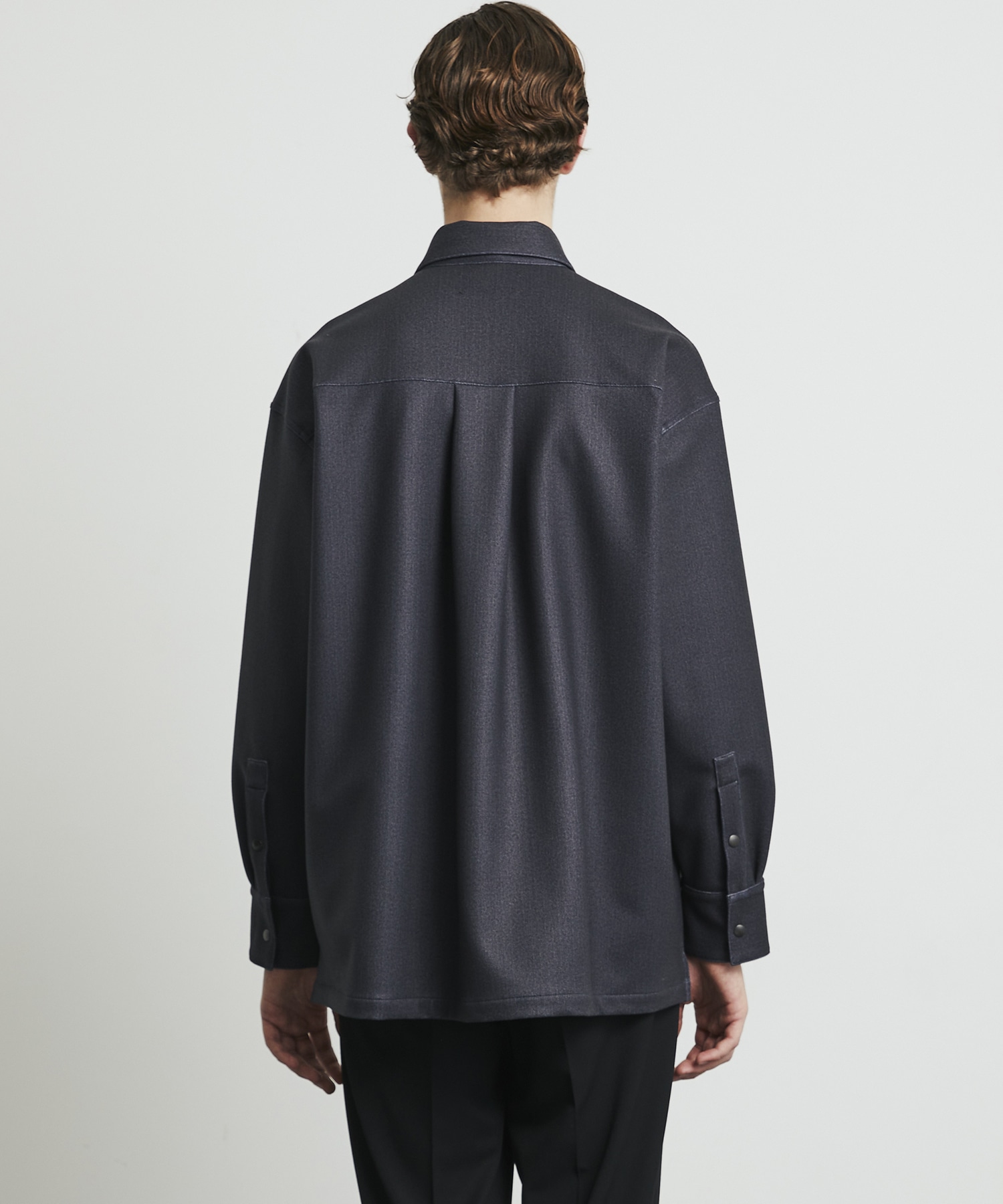 〈WEB限定|残りわずか〉+3.6℃ダウンファブリックL/Sシャツ