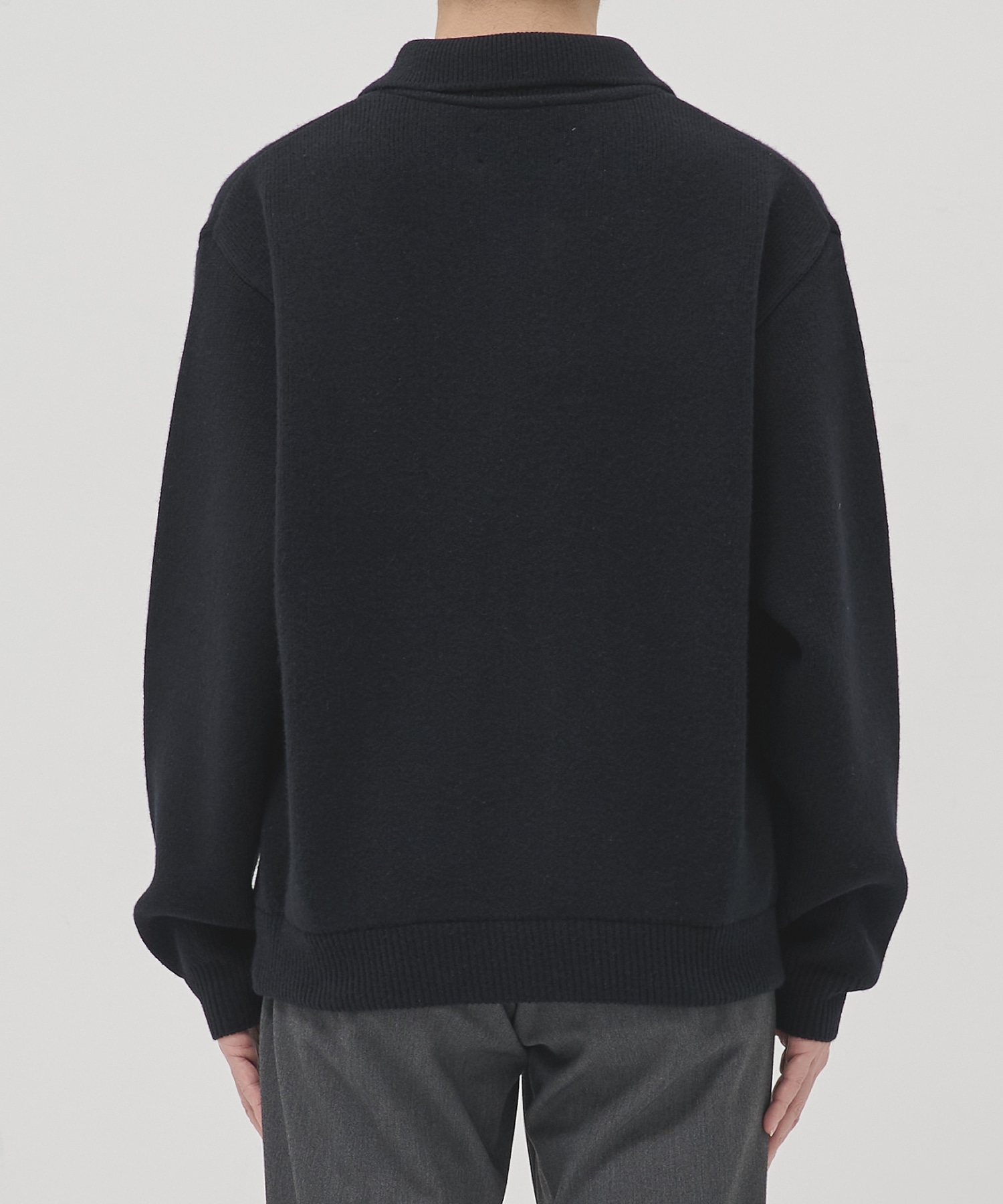 CASHMERE ニットジップブルゾン