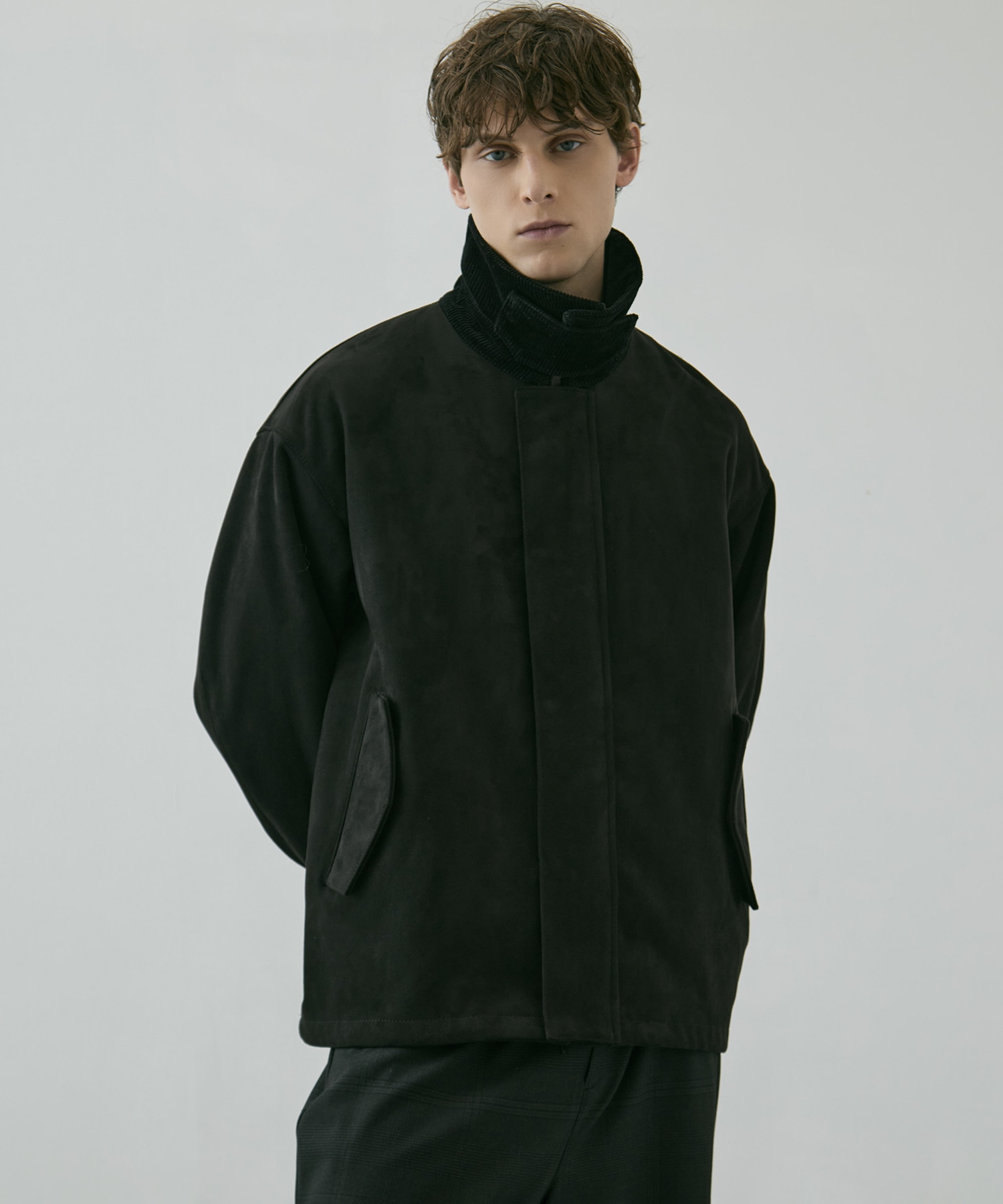 〈WEB限定｜先行予約〉LEATHER TEX SUEDE HUNTING JACKET