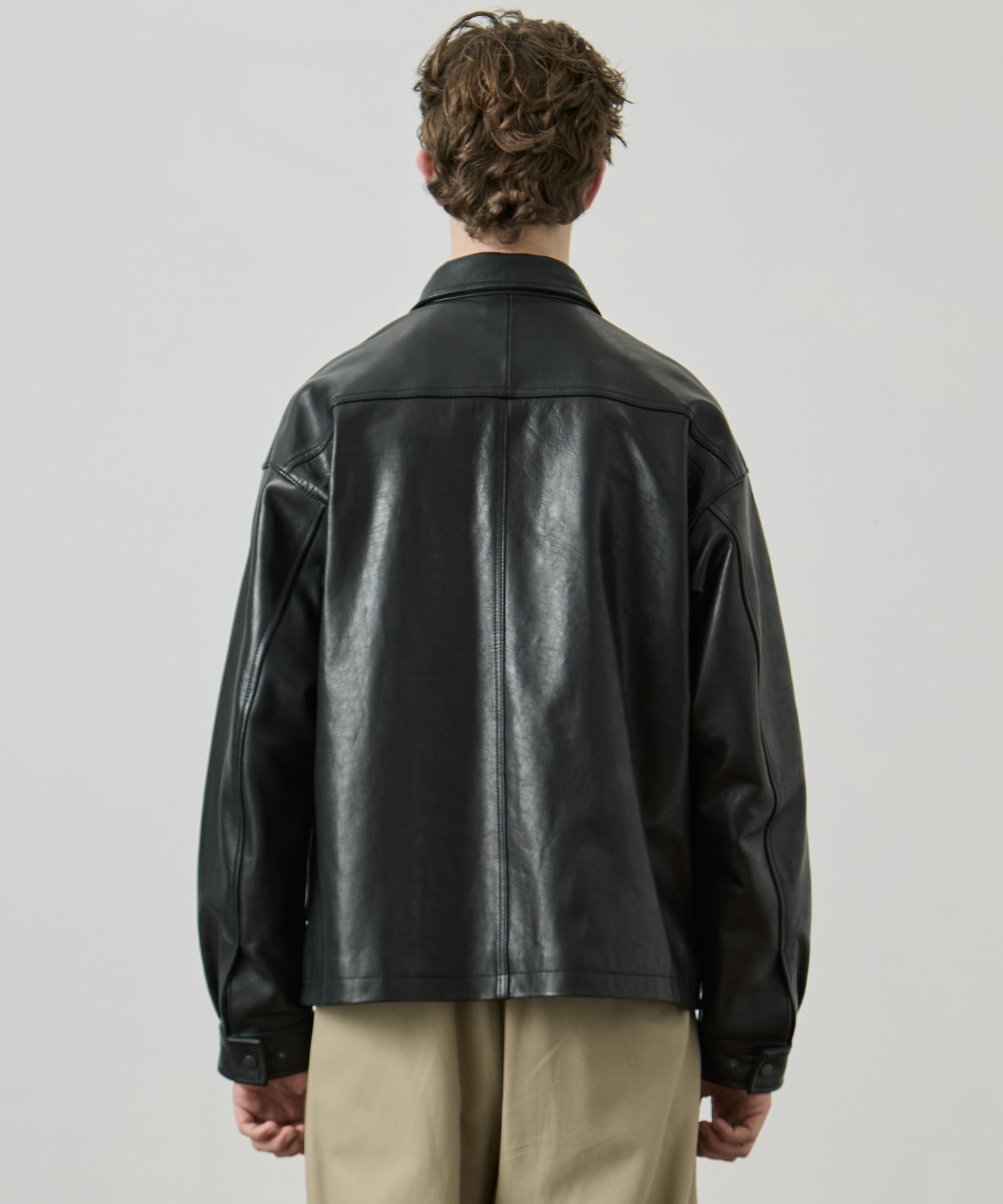 WATER BUFFALO フライトレザーブルゾン