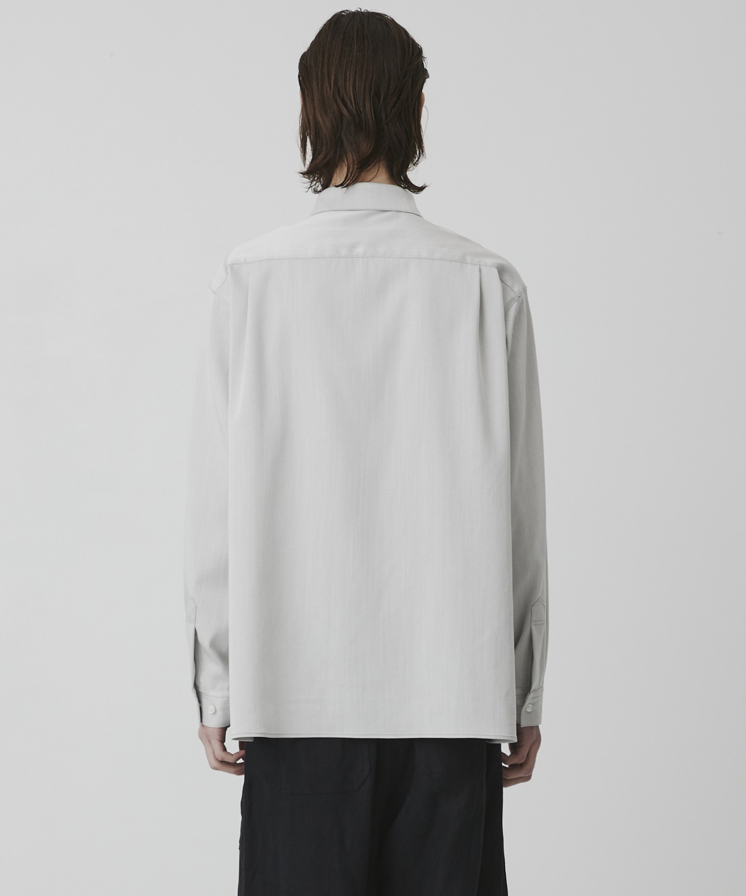 スラブシャンブレー デニムシャツ