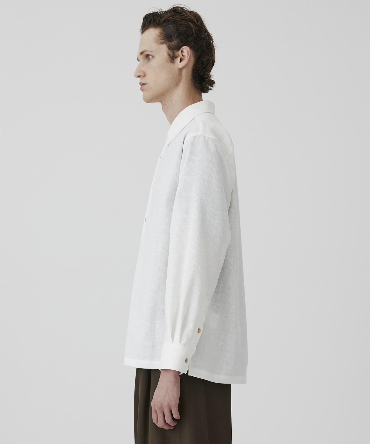 ライトツイード ロングスリーブシャツ