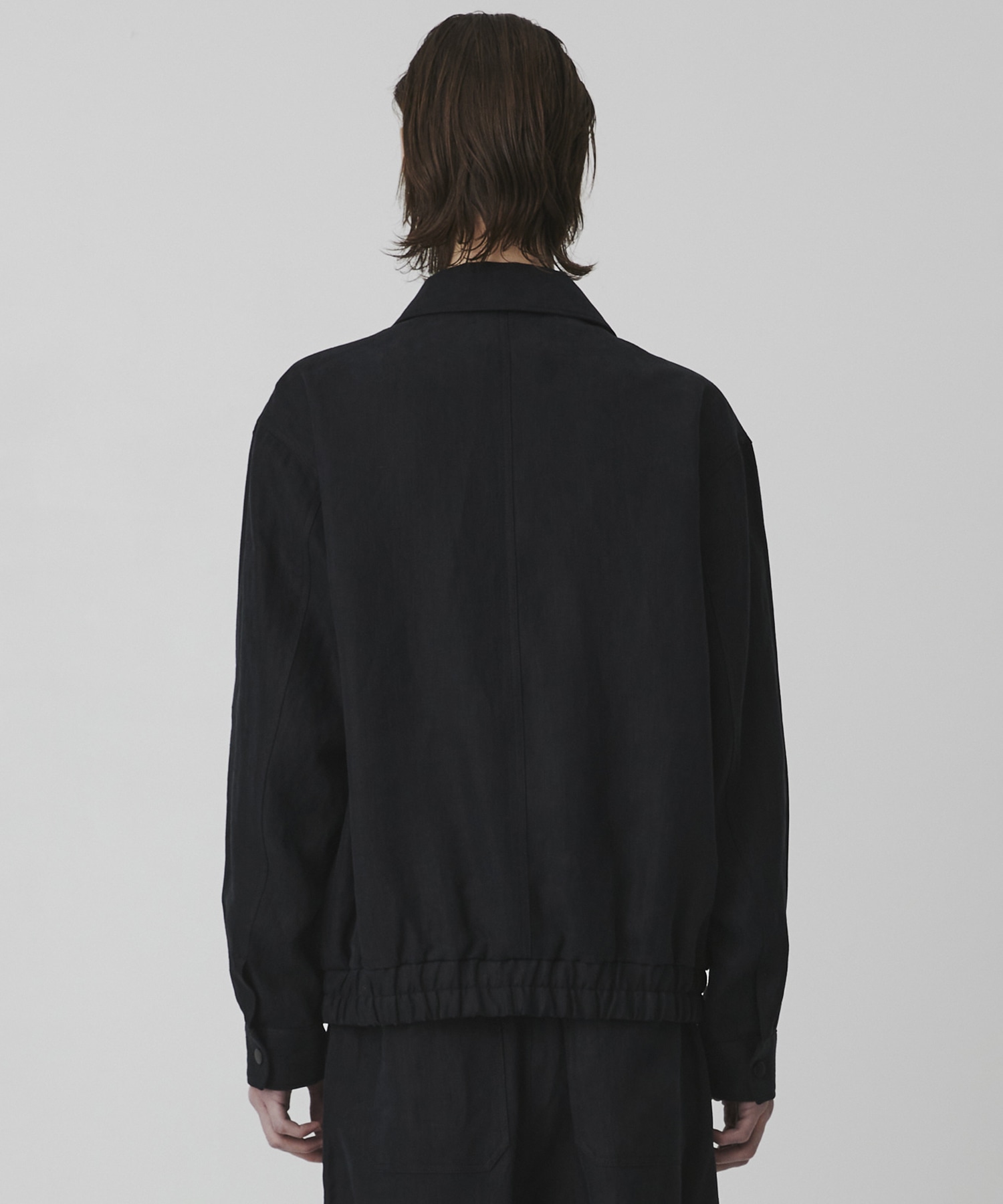 〈2026SS｜残りわずか｜再入荷なし〉HEMP SUEDE フライトジップブルゾン