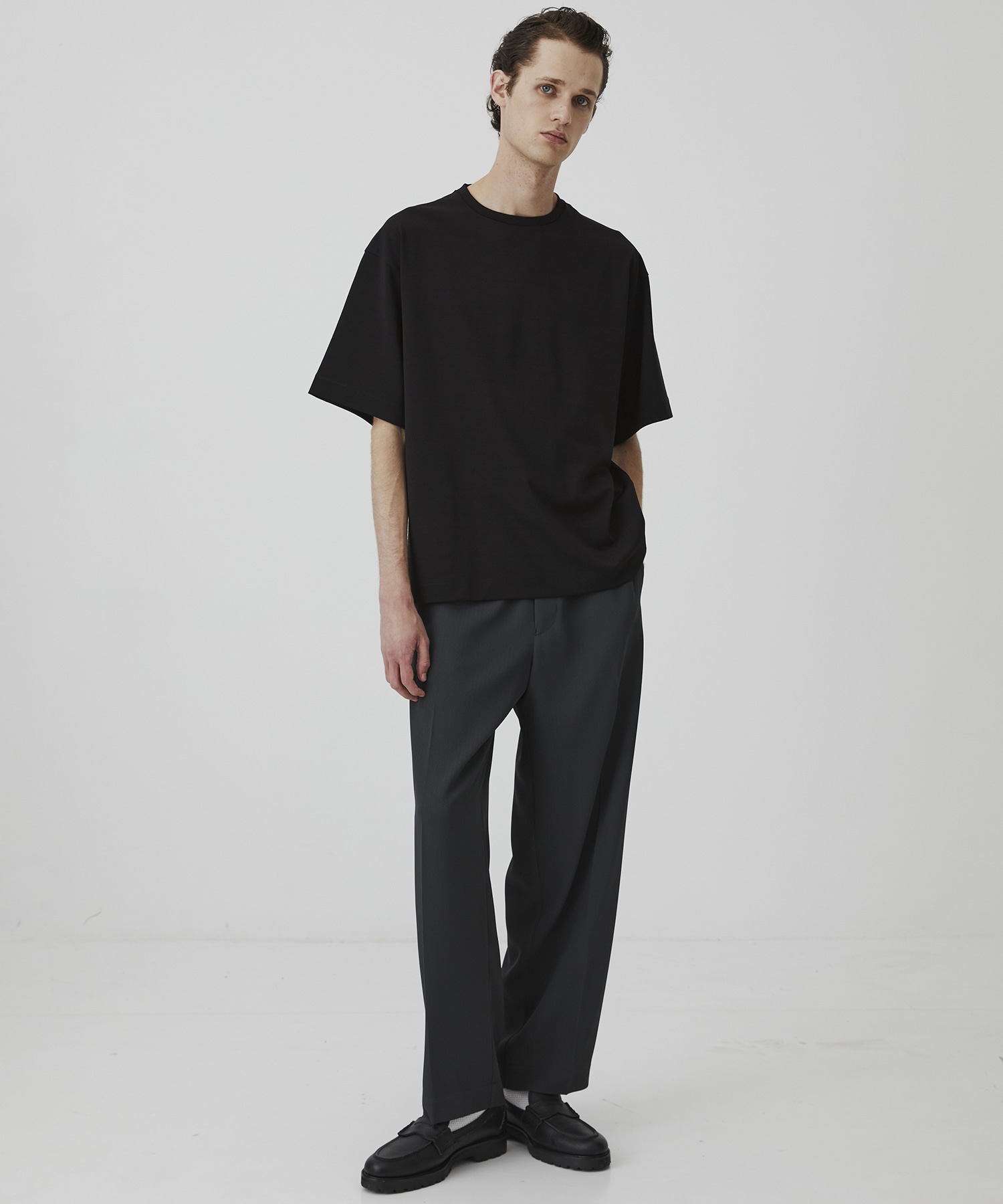Super 140's ウールテクノラマ リラックスTシャツ