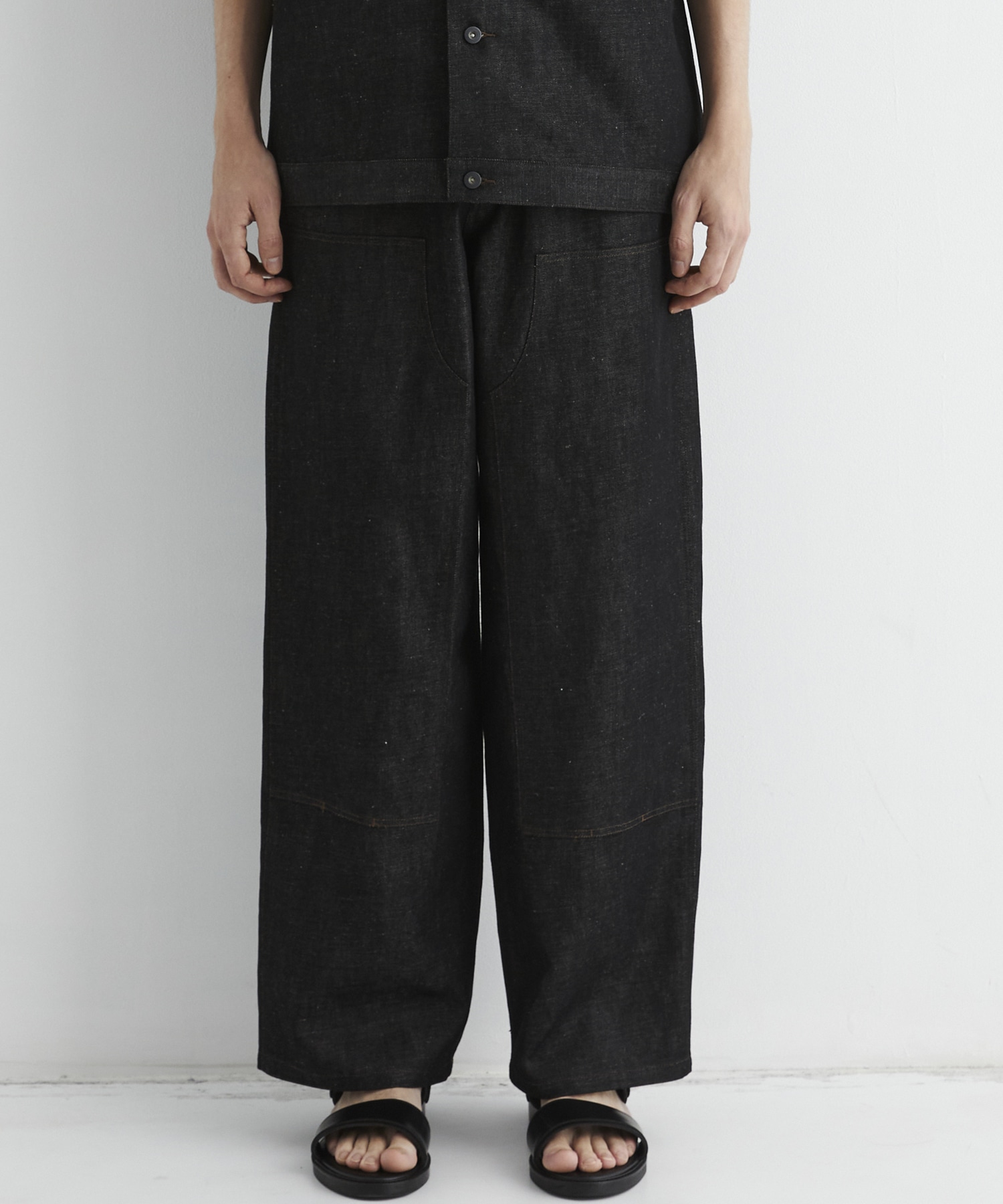 〈残りわずか|再入荷なし〉9.5oz LINEN DENIM ペインターパンツ
