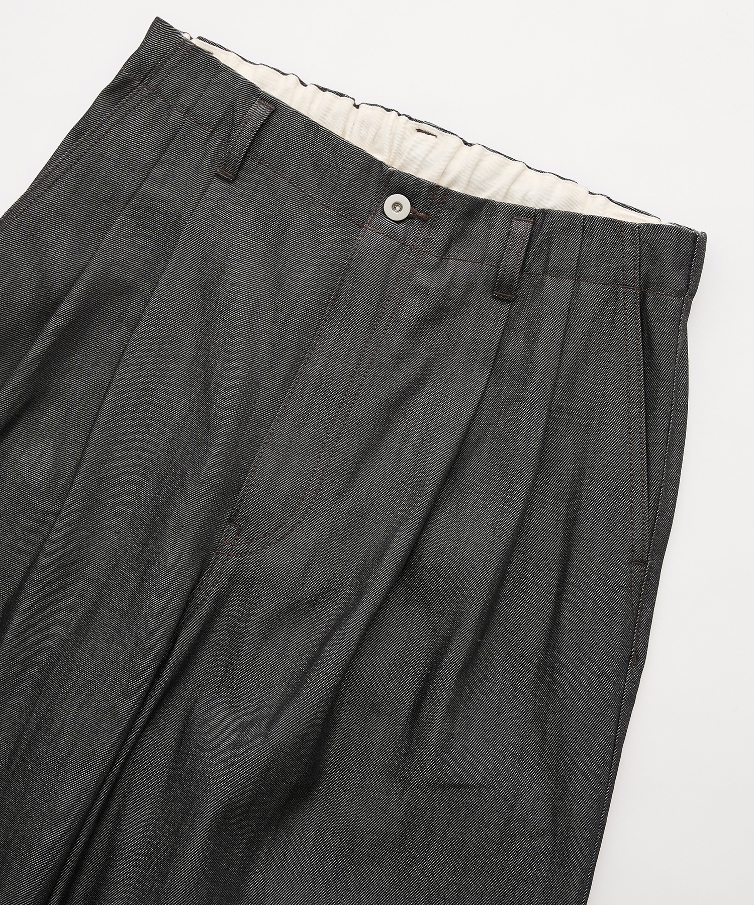SUPIMA DENIM バギーパンツ