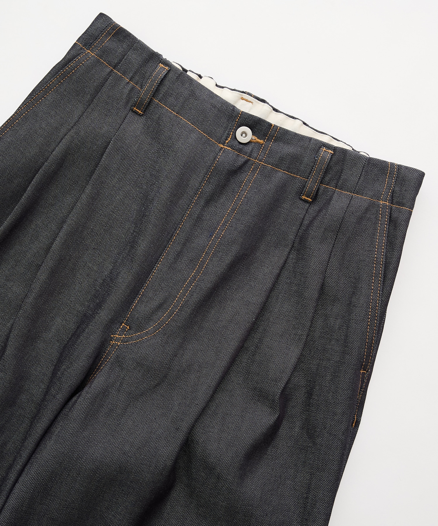 SUPIMA DENIM バギーパンツ