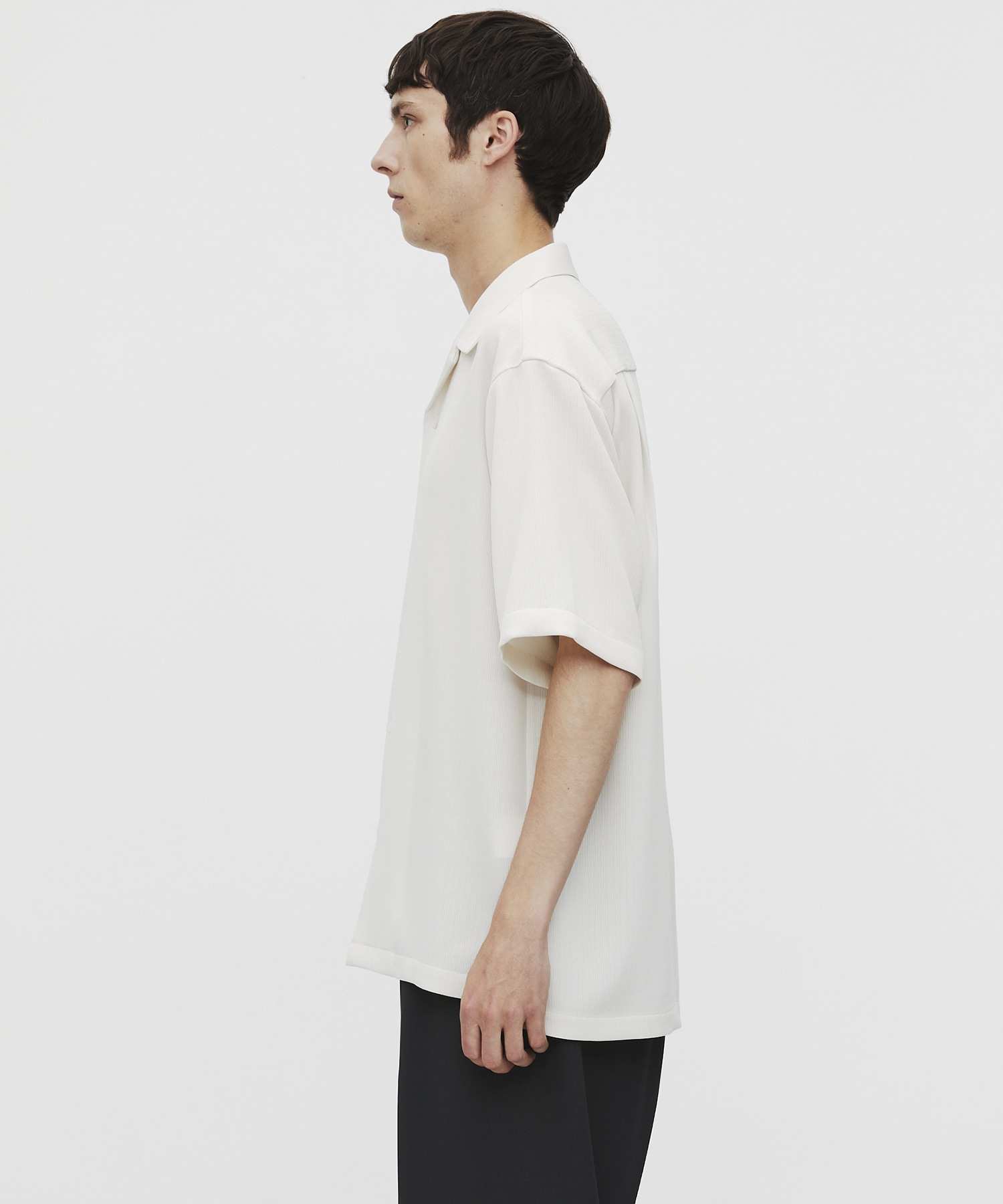 COLD DRY PLEATS オープンカラーシャツ
