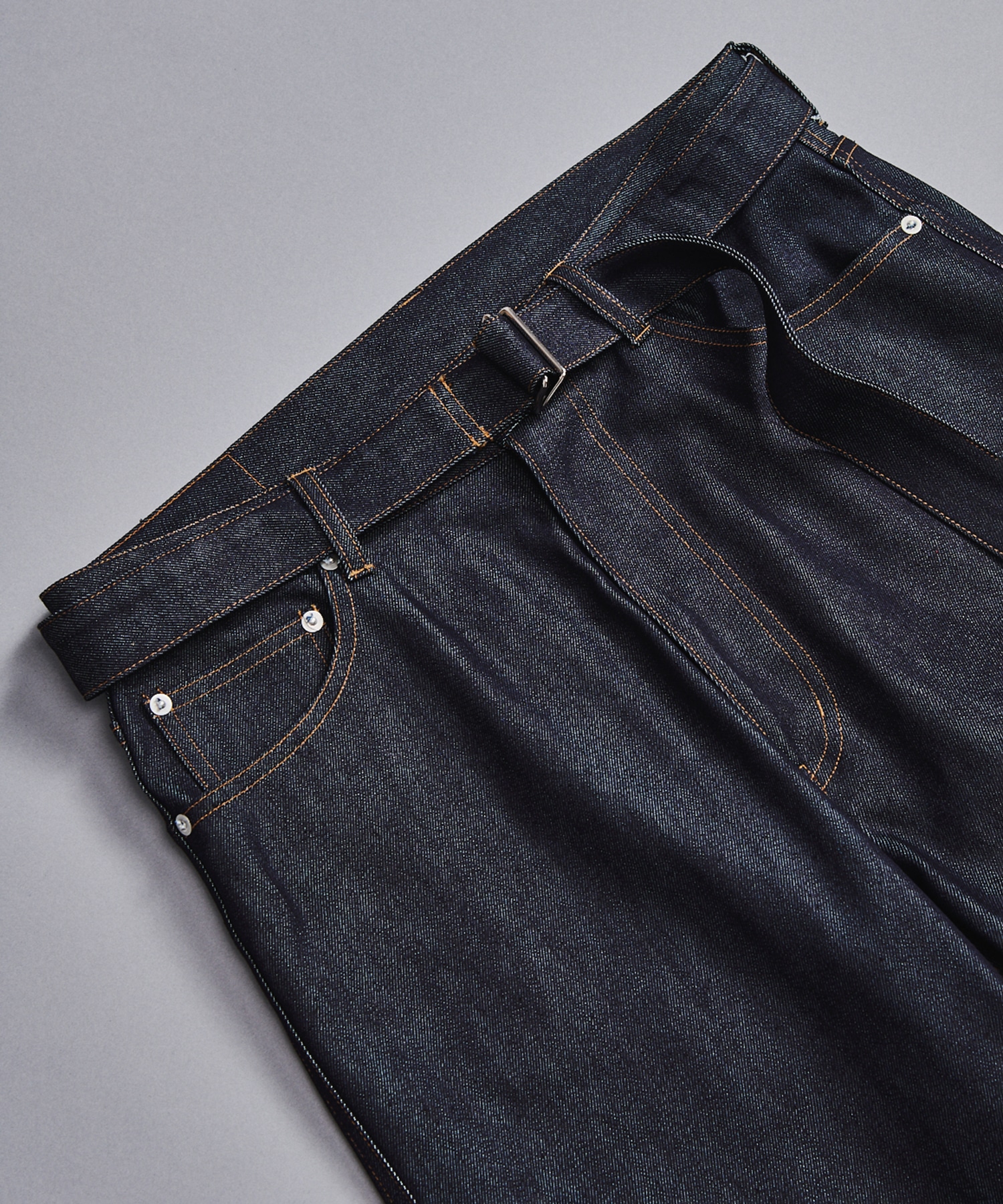 〈数量限定〉TYPEZ SILK DENIM STRAIGHT PANTS