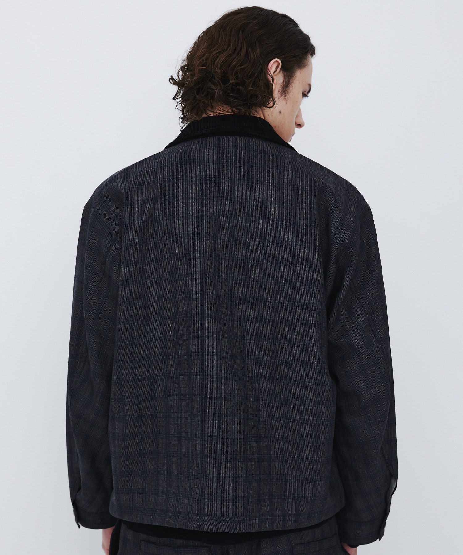 〈残りわずか|再入荷なし〉CUBA CHECK ハリントンブルゾン