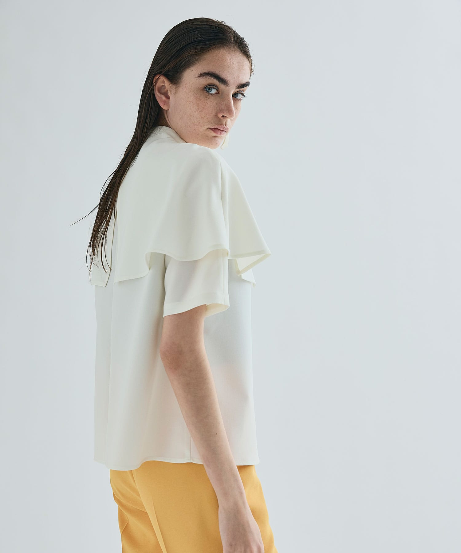 UNITED TOKYO アシメケープブラウス美品