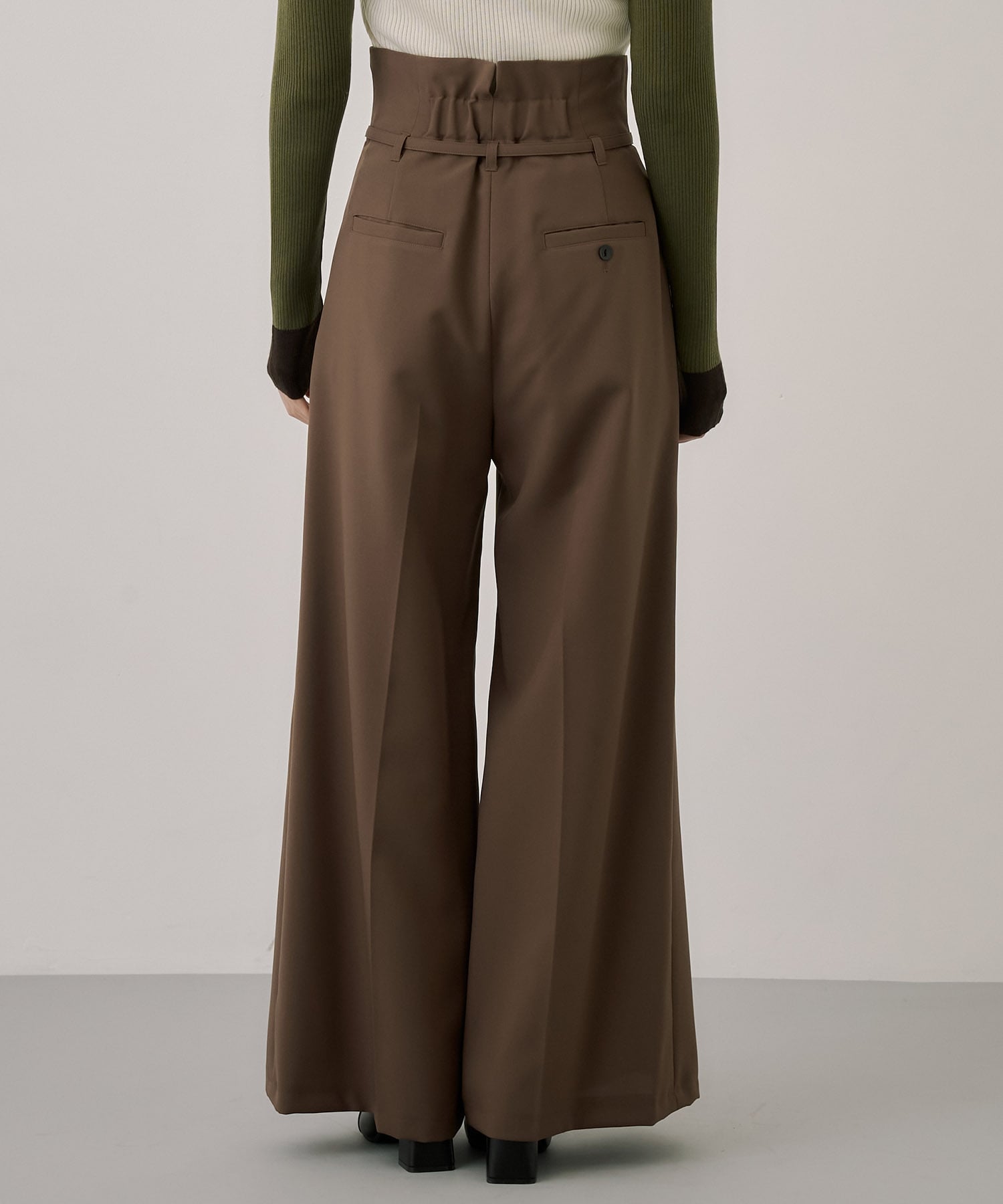 〈残りわずか〉HAKAMAラップワイドパンツ