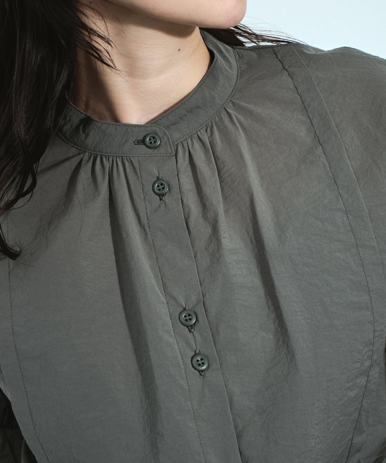 〈残りわずか〉ボリュームスリーブギャザーブラウス