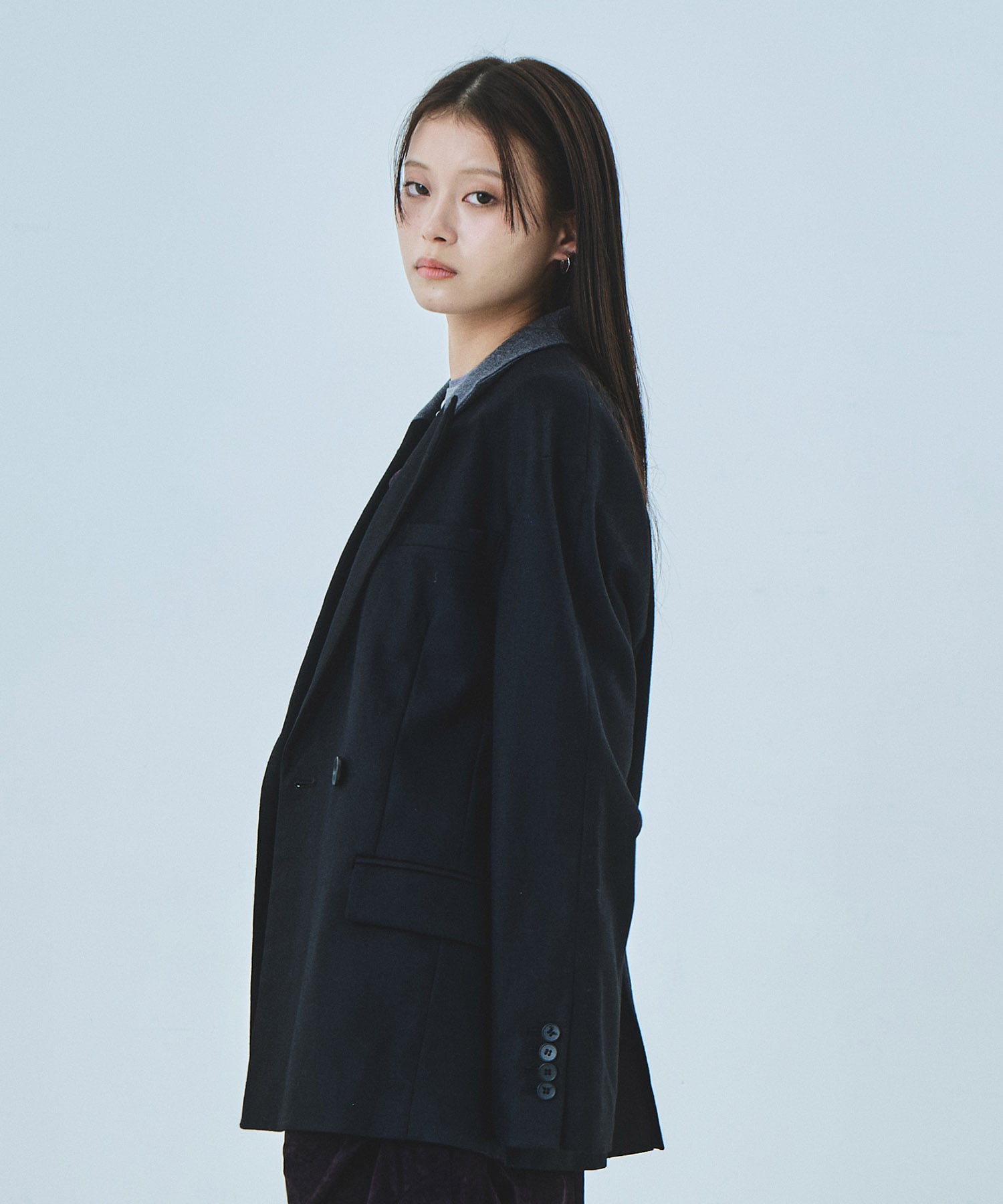 ラペルポイントテーラードジャケット