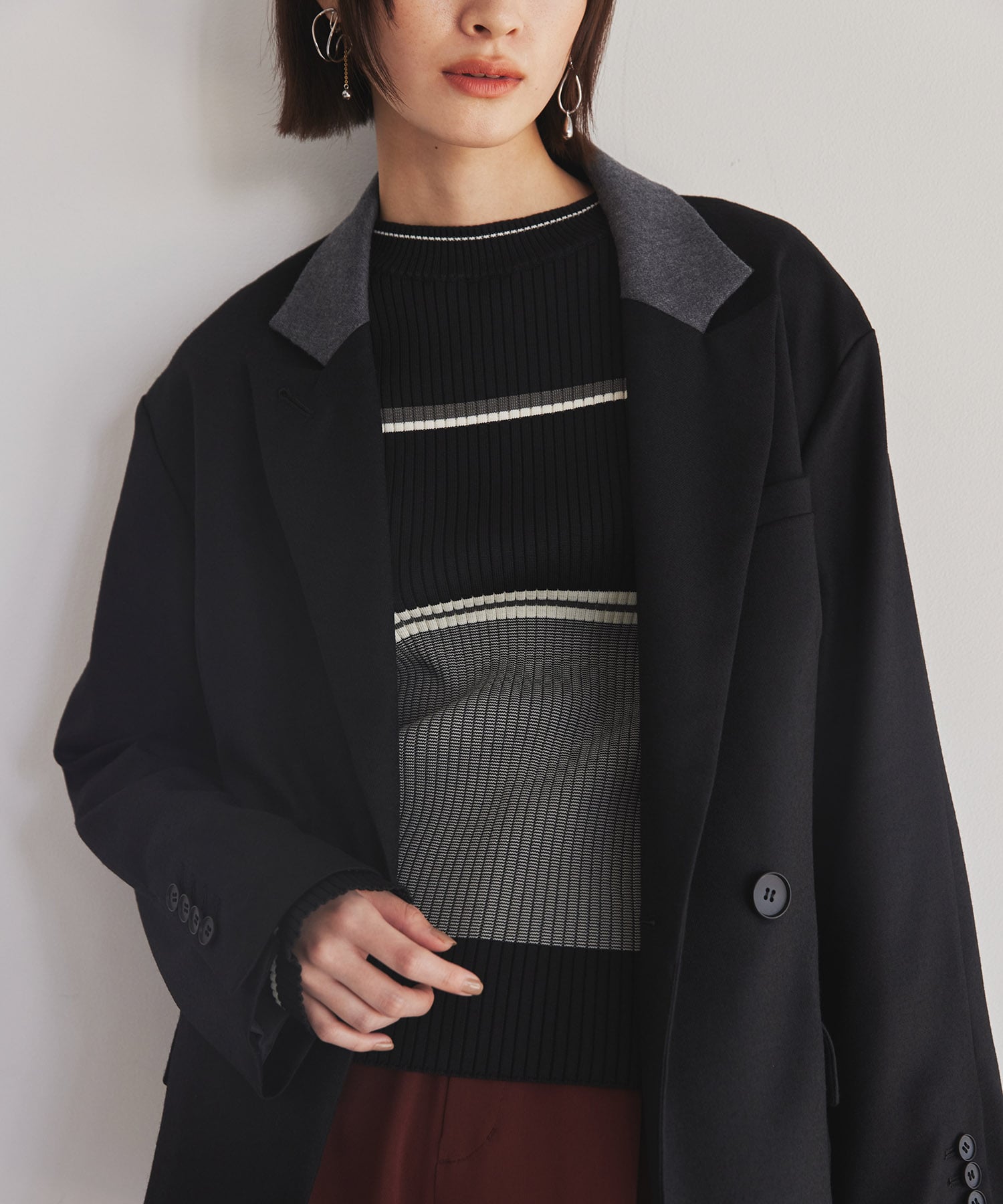 ラペルポイントテーラードジャケット