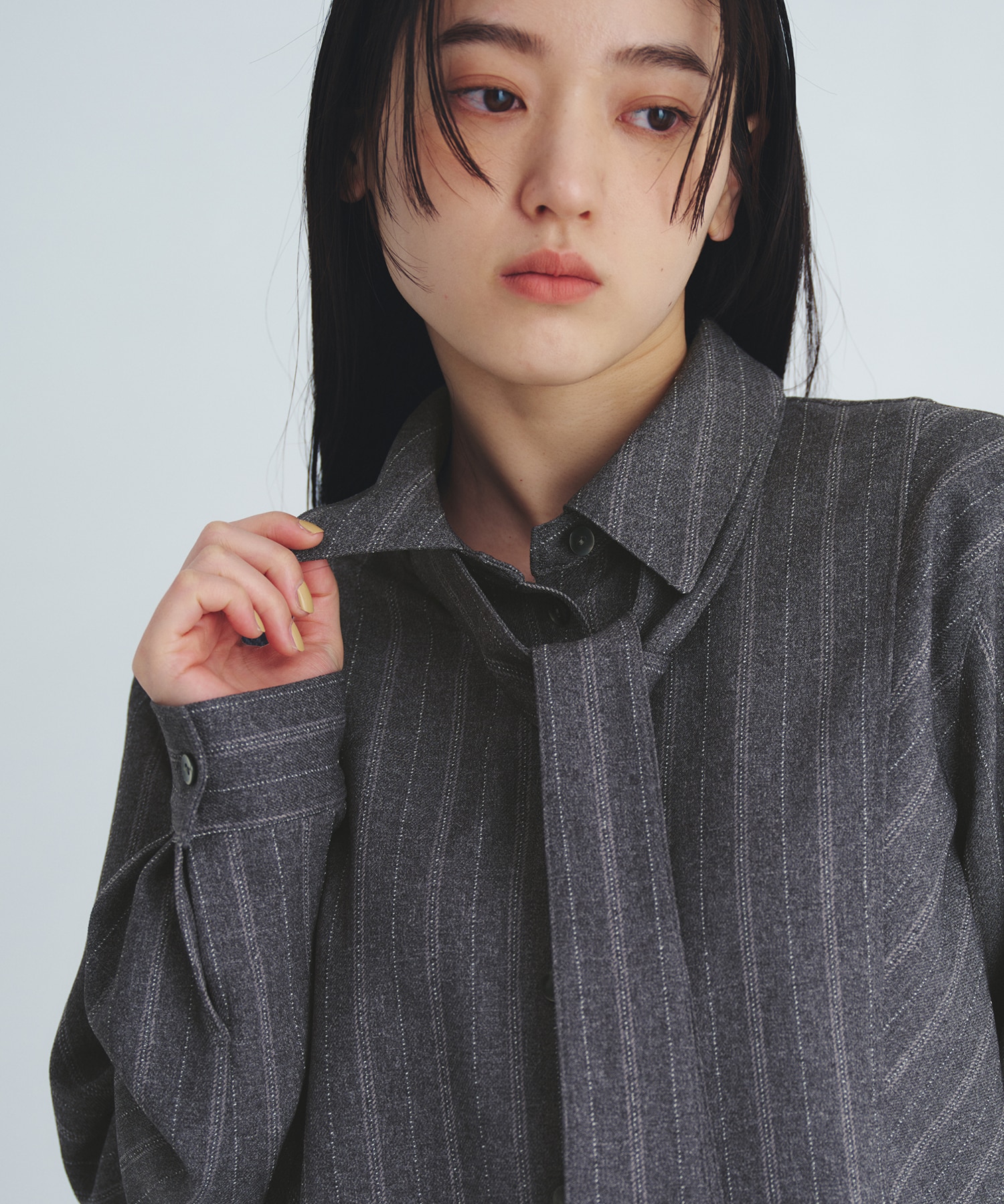 【再入荷】コーナーチップボウタイシャツ