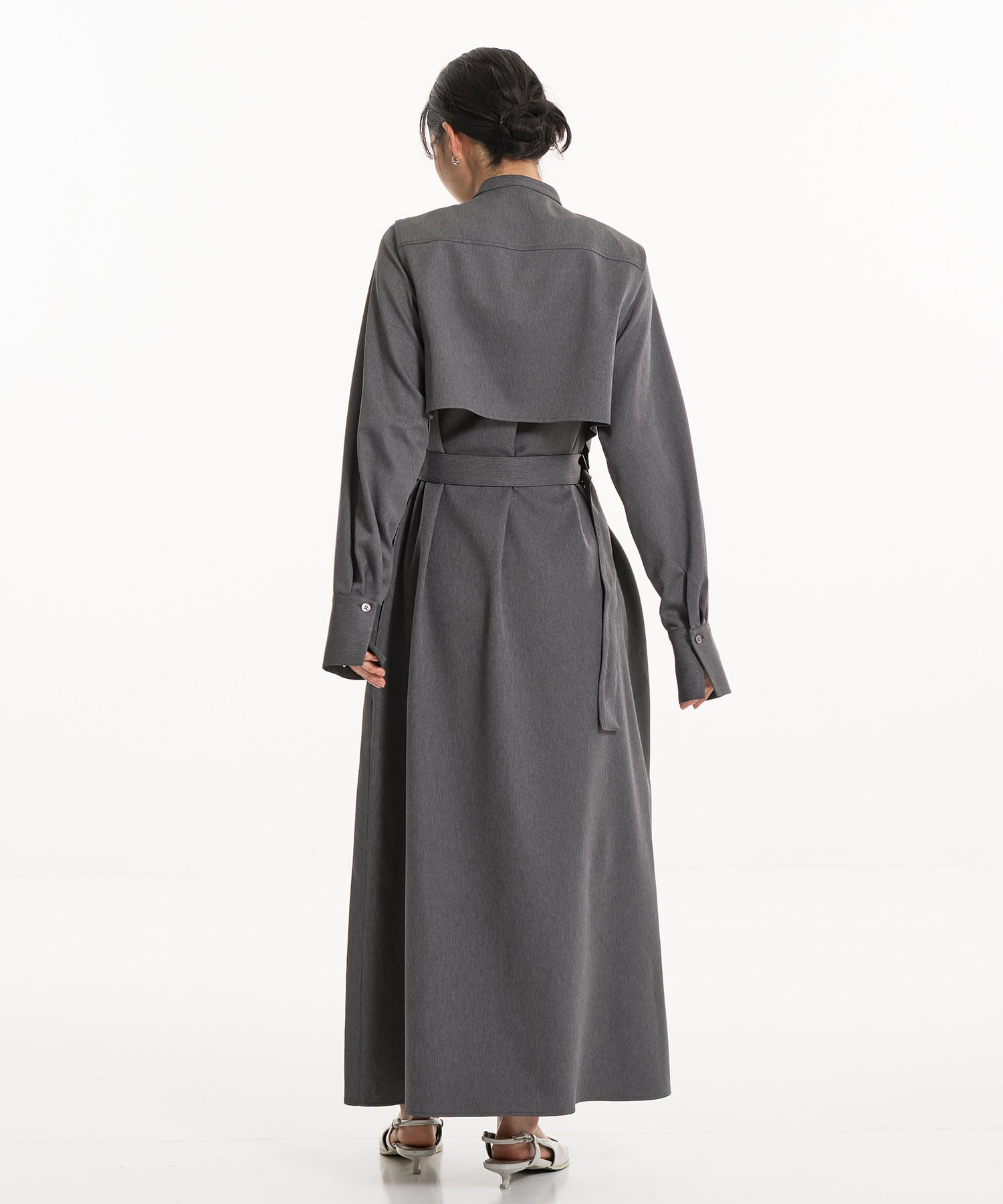 ポケットベストSETジッパーワンピース