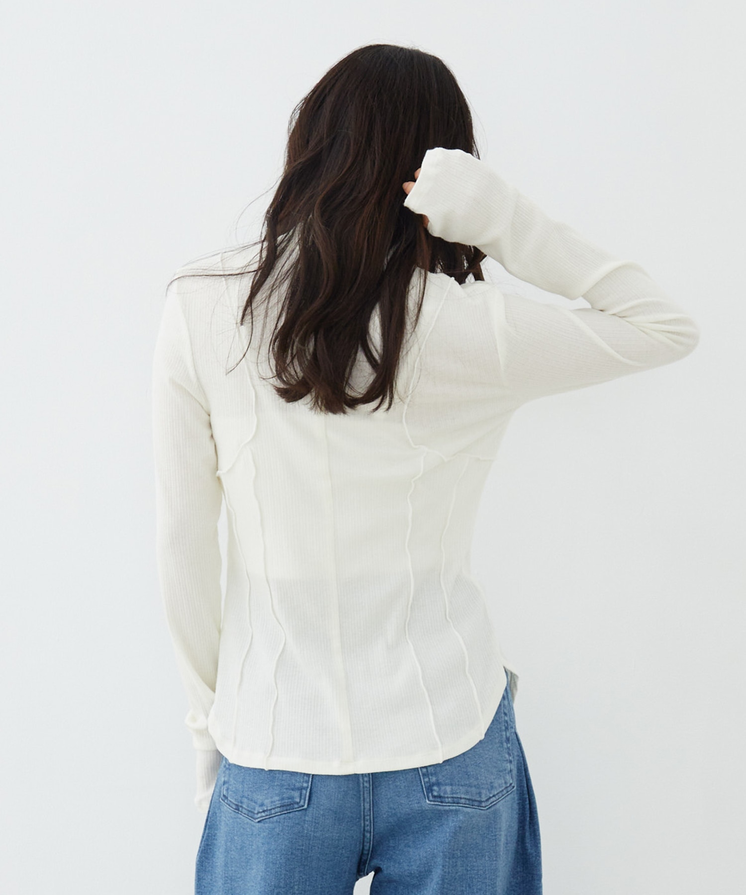 3WAYシルクベアテレコプルオーバー