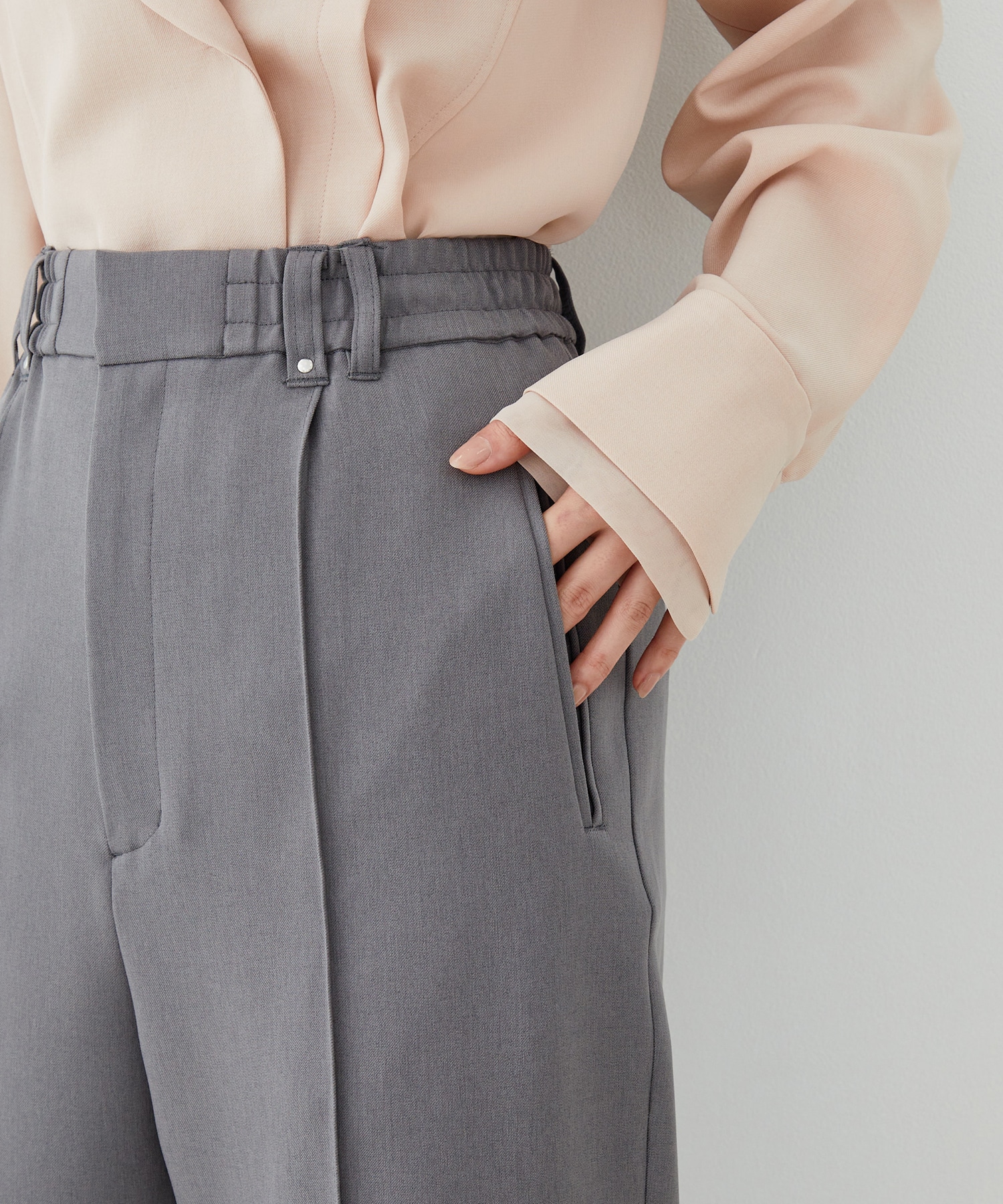 ダブルループストレートパンツ