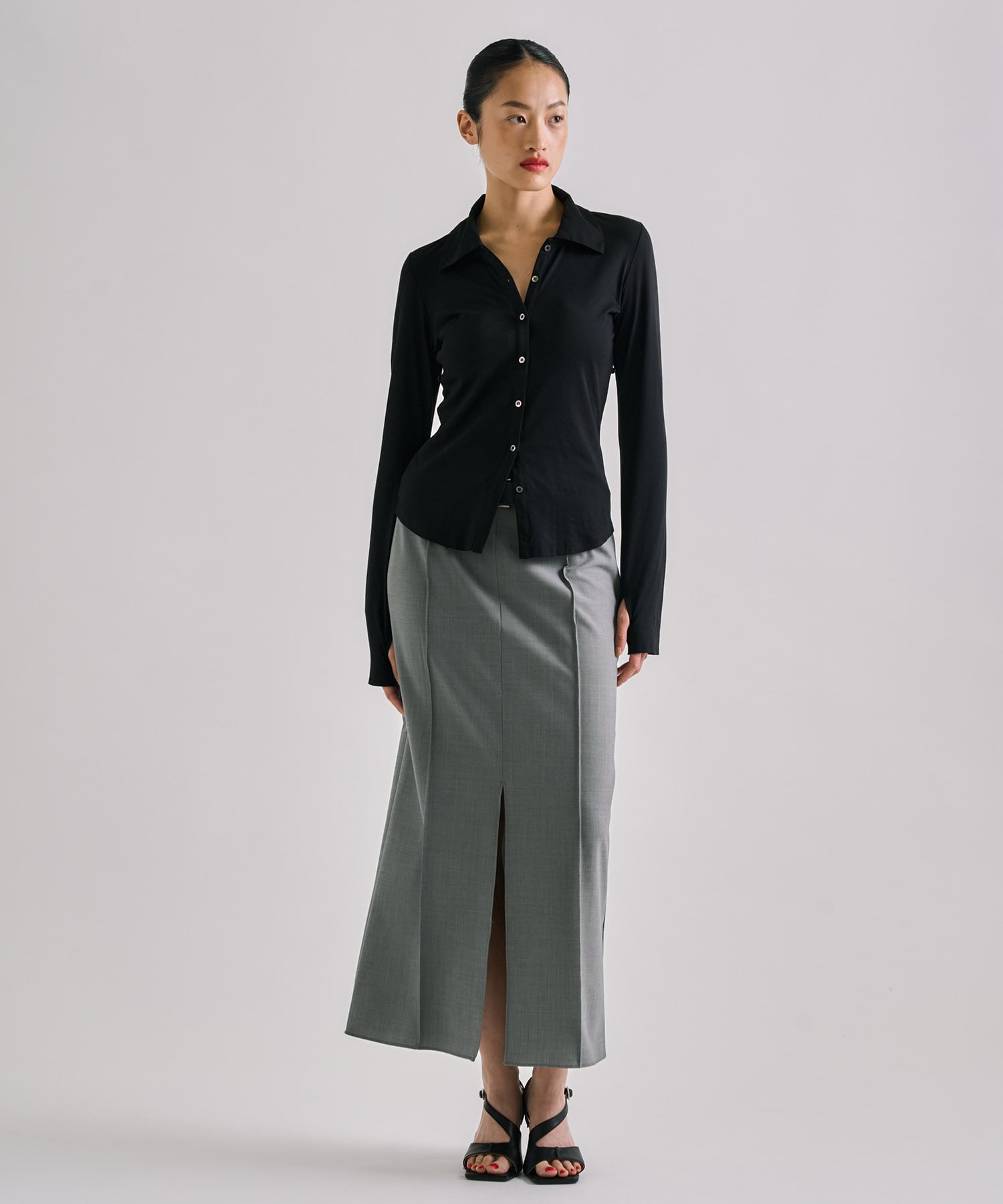 Halterneck Layered Polo