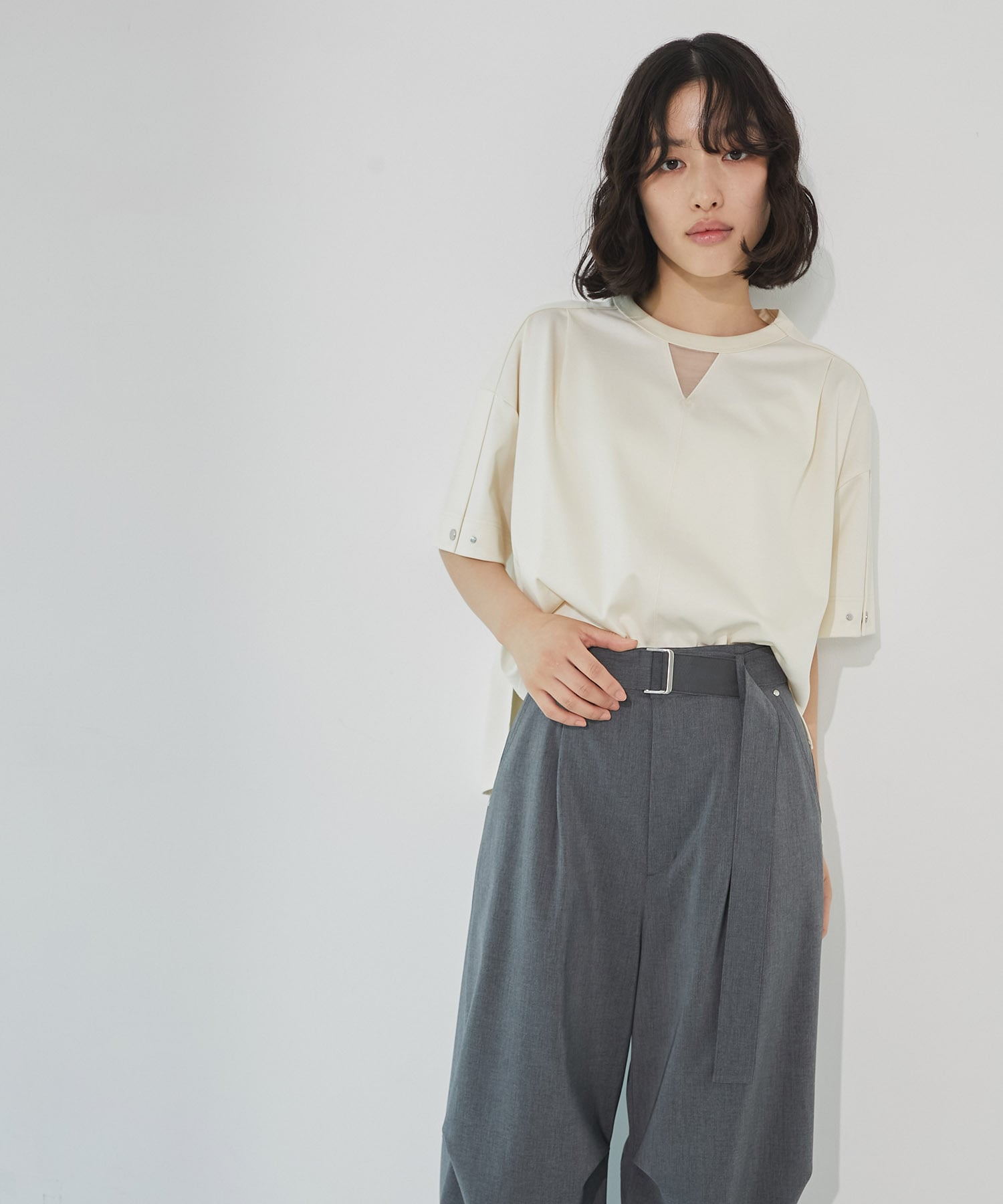 シルケットオーバーサイズTシャツ
