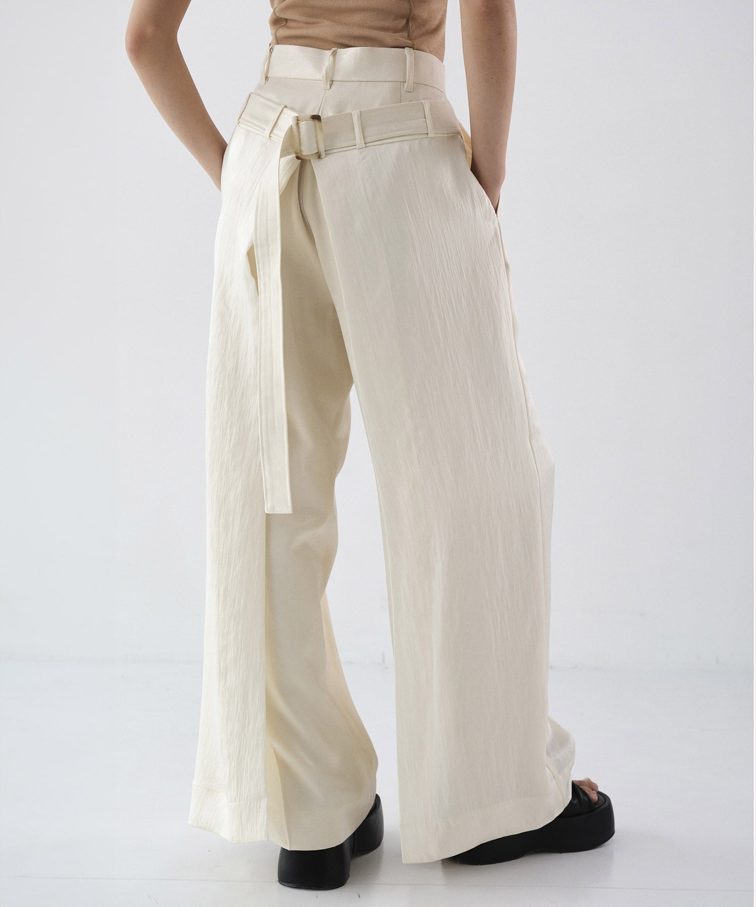 Wrap Back Trousers