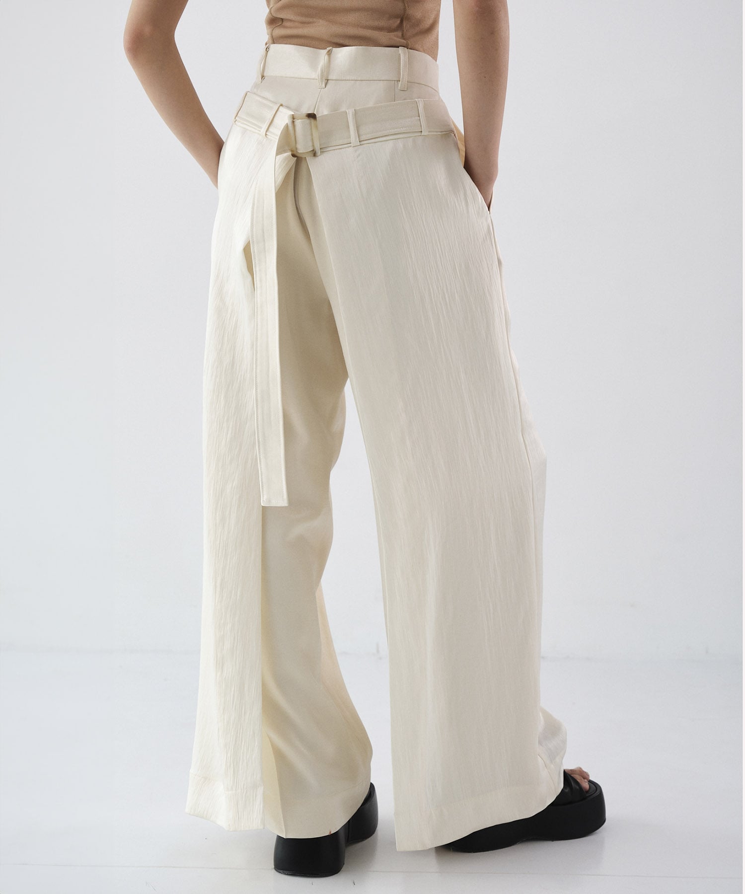Wrap Back Trousers