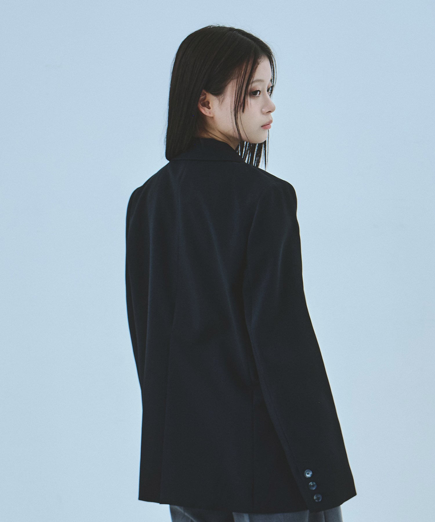 〈残りわずか〉レイヤードカラーテーラードジャケット