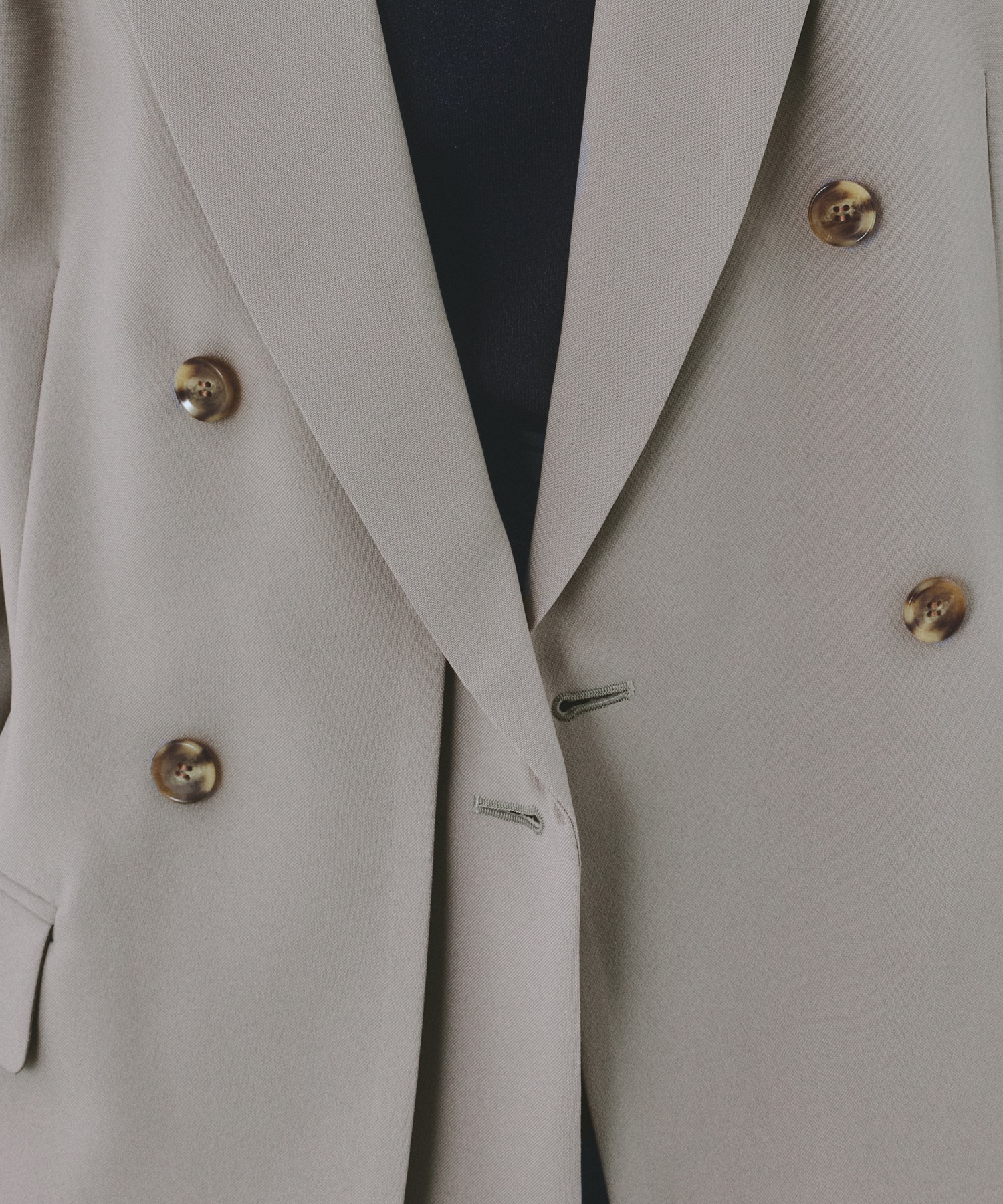 レイヤードカラーテーラードジャケット