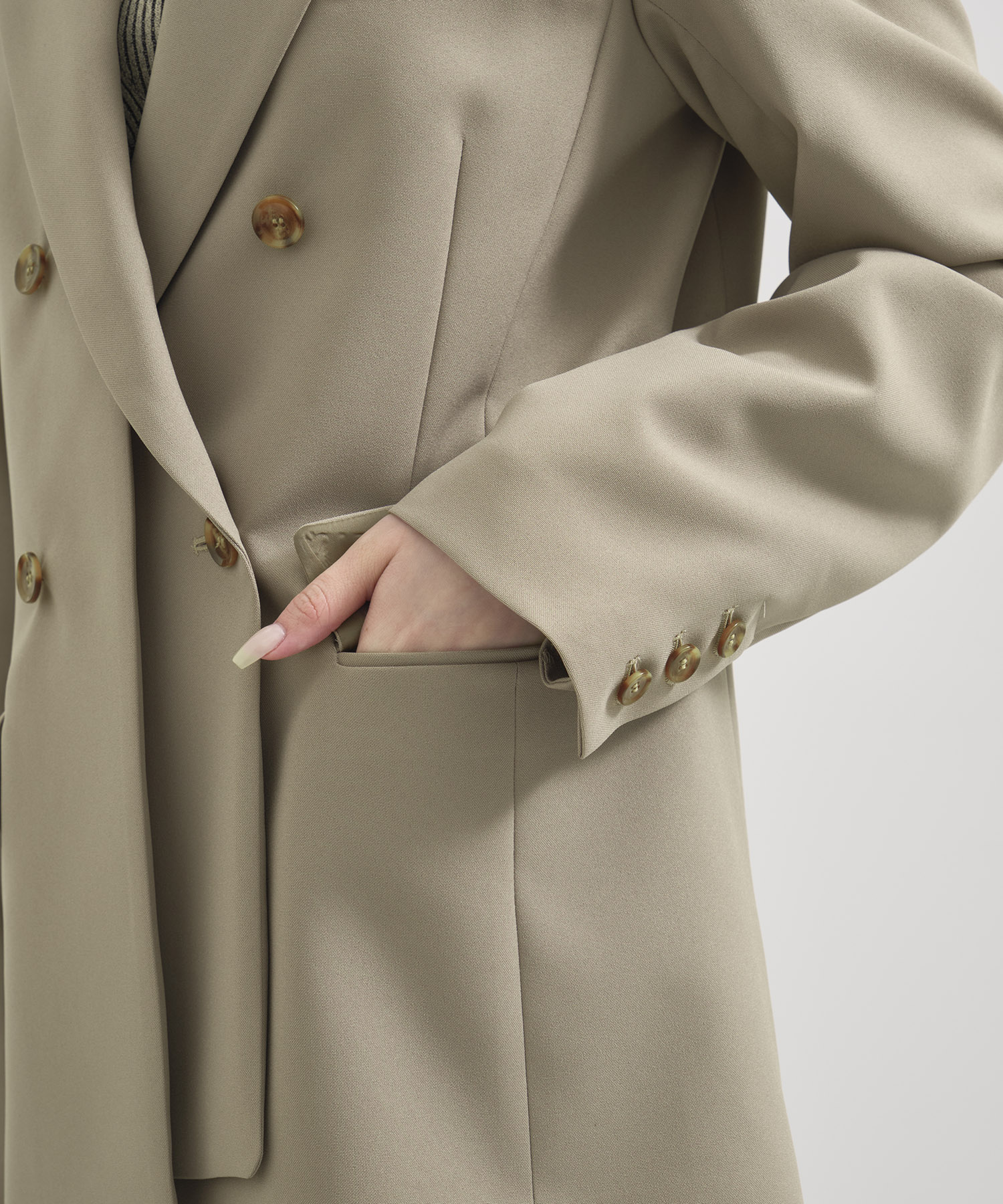 レイヤードカラーテーラードジャケット