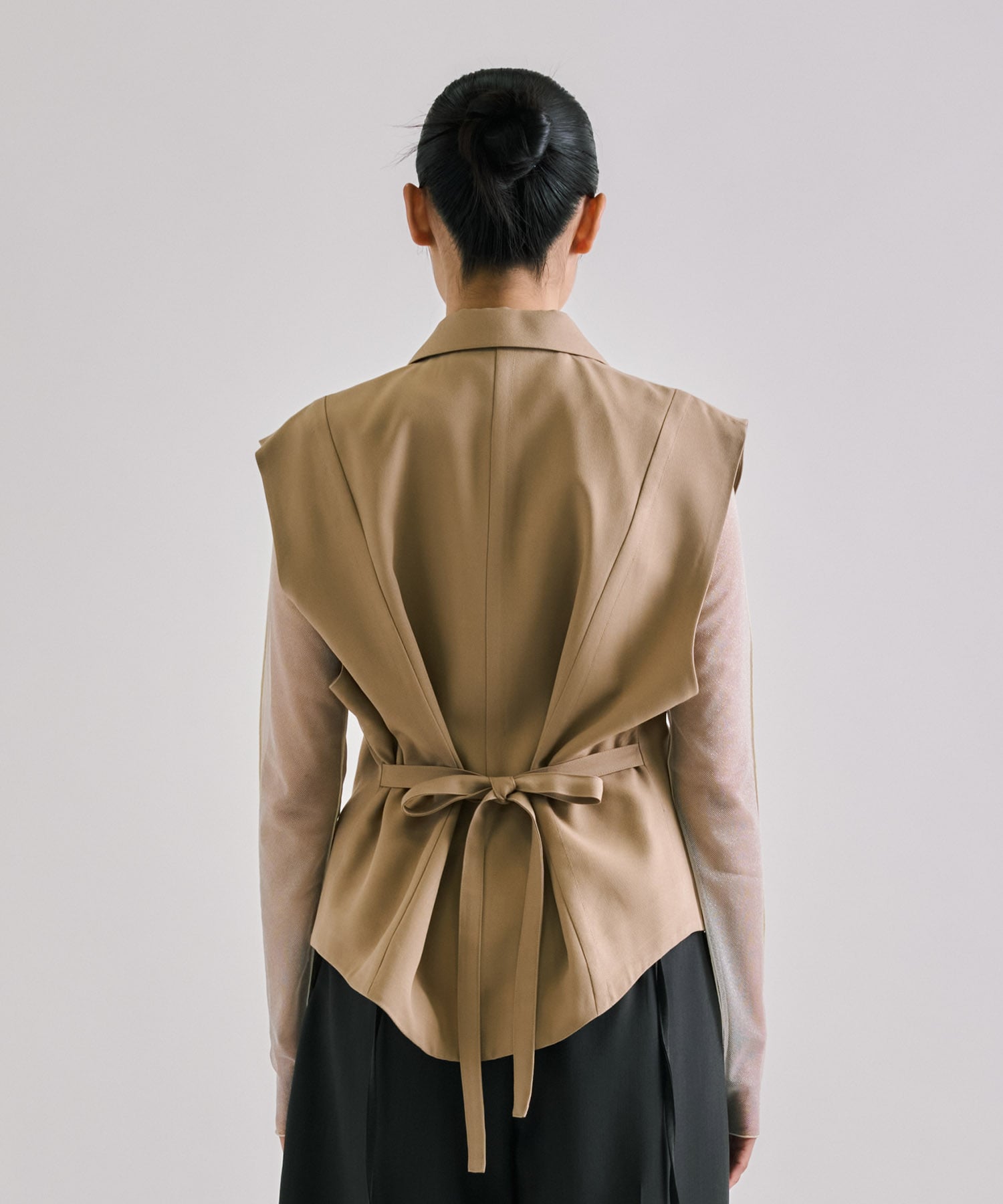 French Sleeve Tailored Gilet