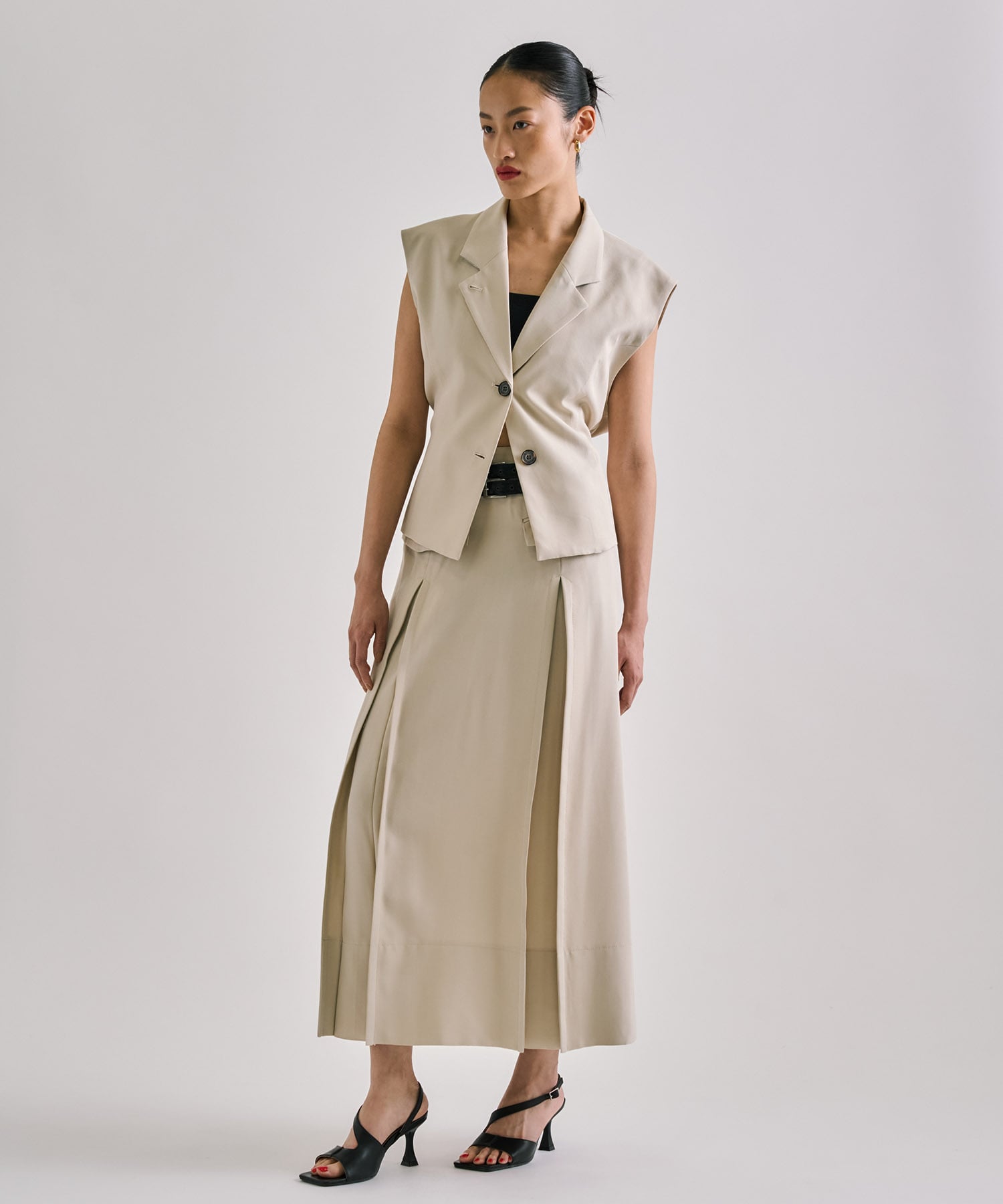 French Sleeve Tailored Gilet