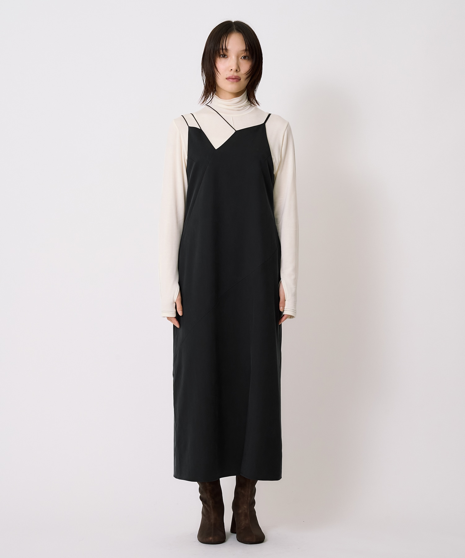 【セットアップ】フィブリルアシメキャミワンピース