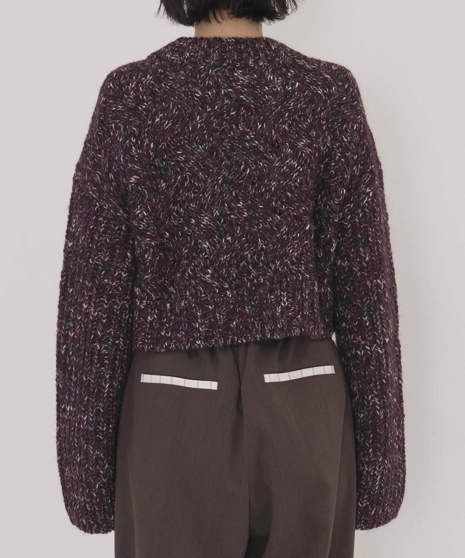 【WEB先行発売】バスケットショートニット