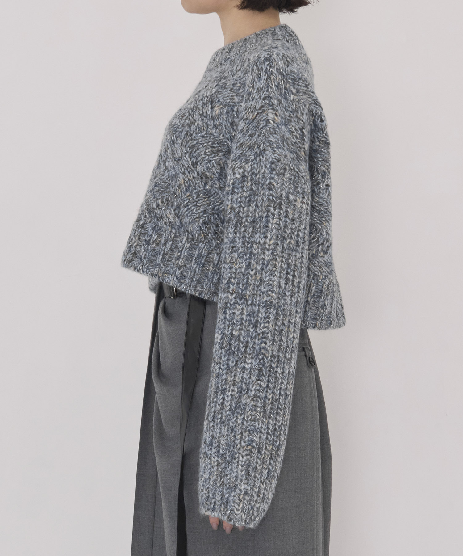 【WEB先行発売】バスケットショートニット