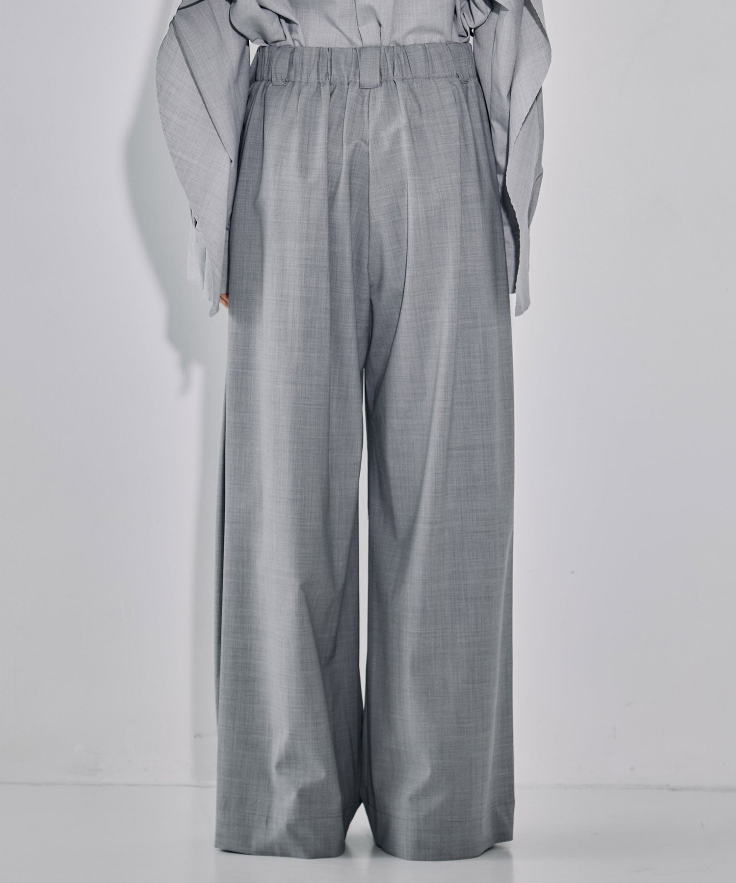 Super120s Wool Relax Trousers
