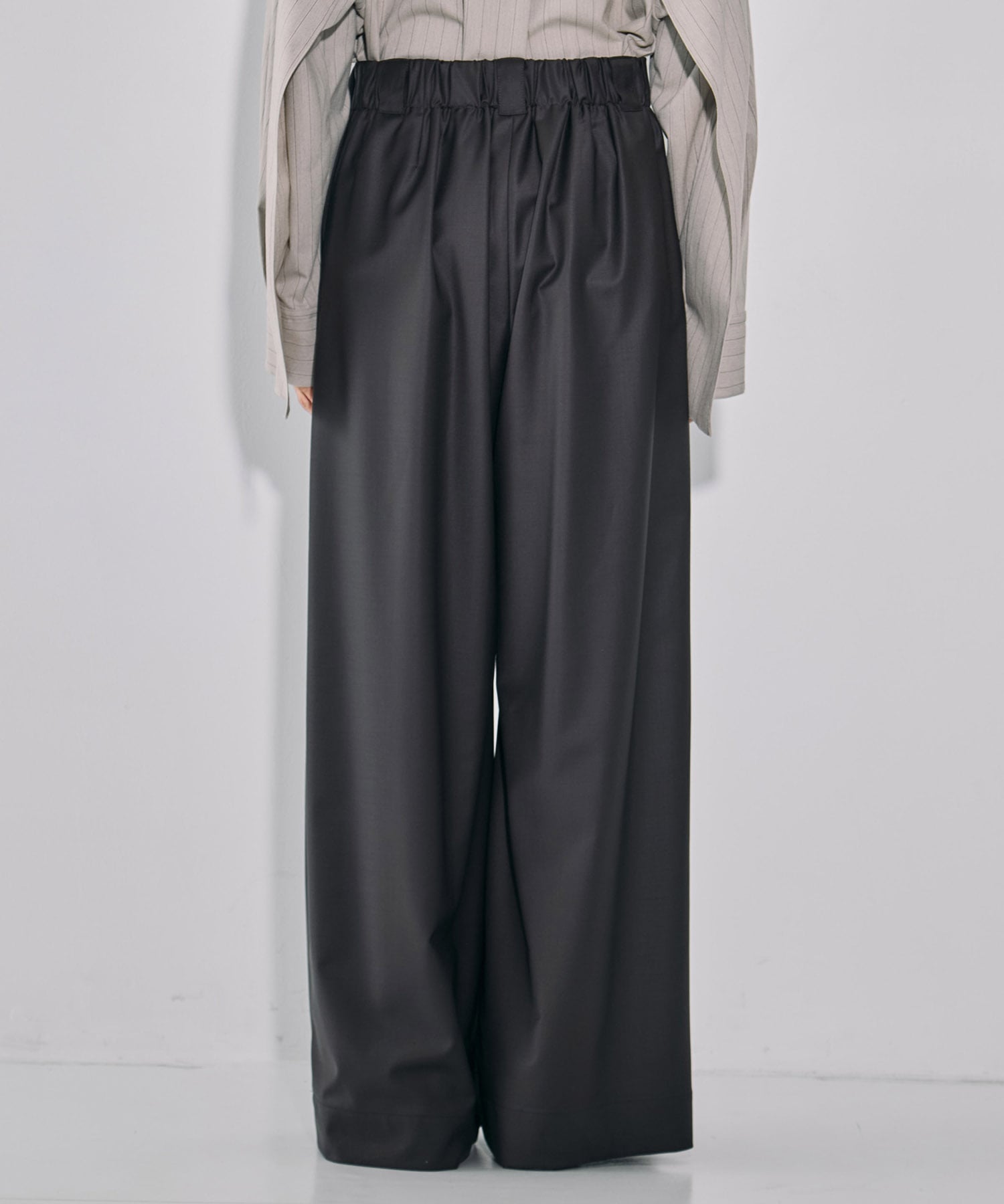 Super120s Wool Relax Trousers