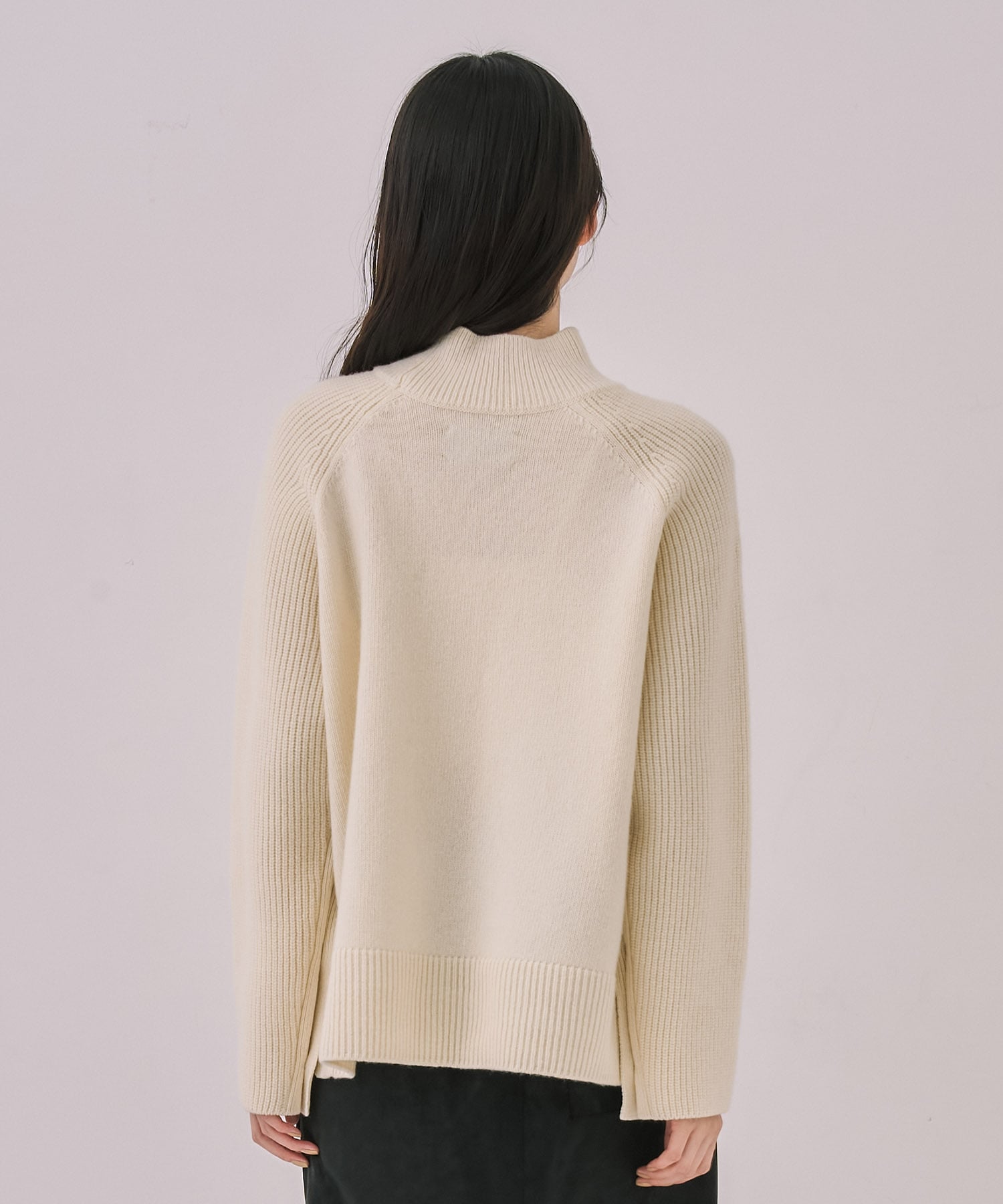 【WEB先行発売】サイドボタンウールカシミヤPO