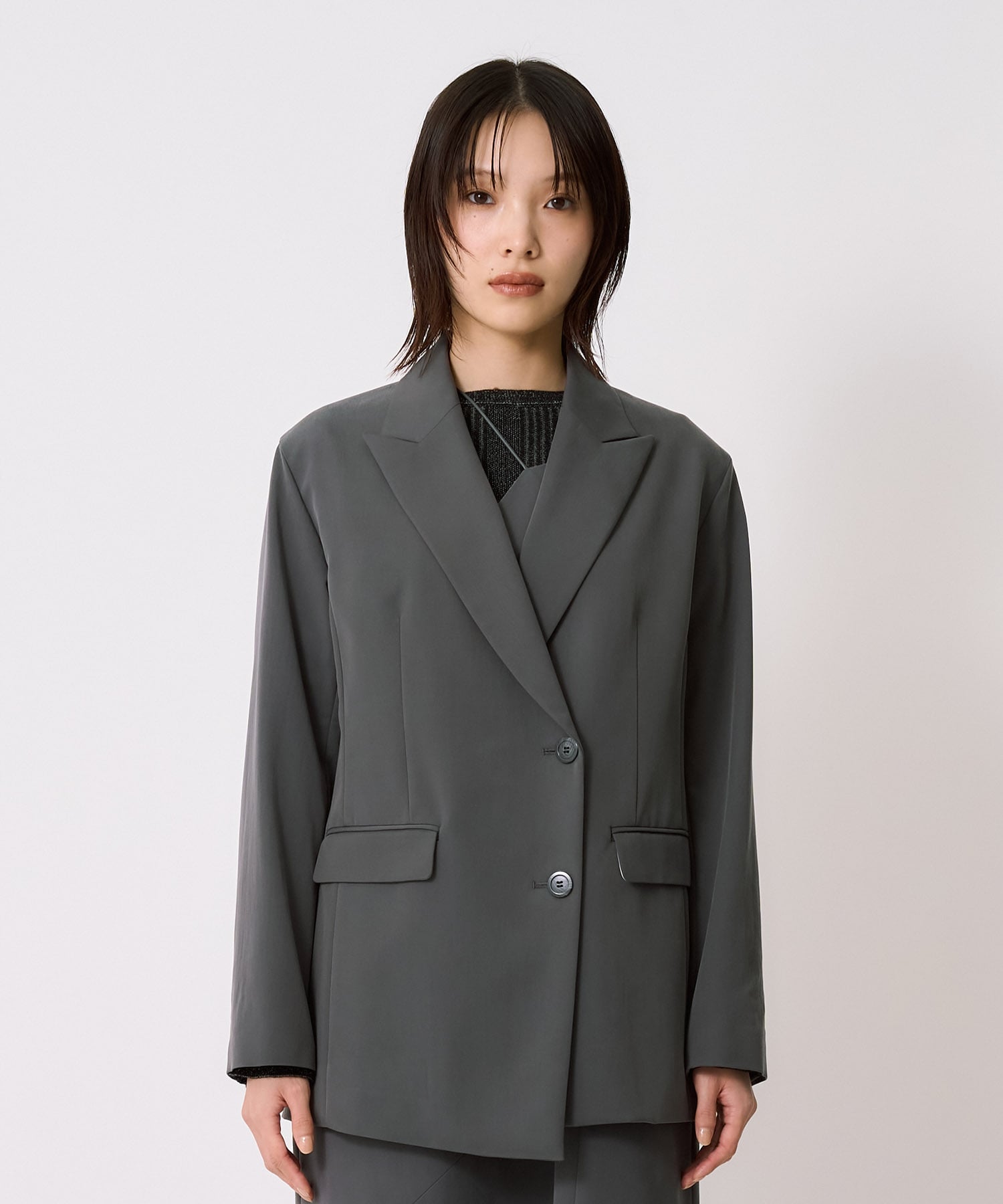 【セットアップ】フィブリルテーラードジャケット