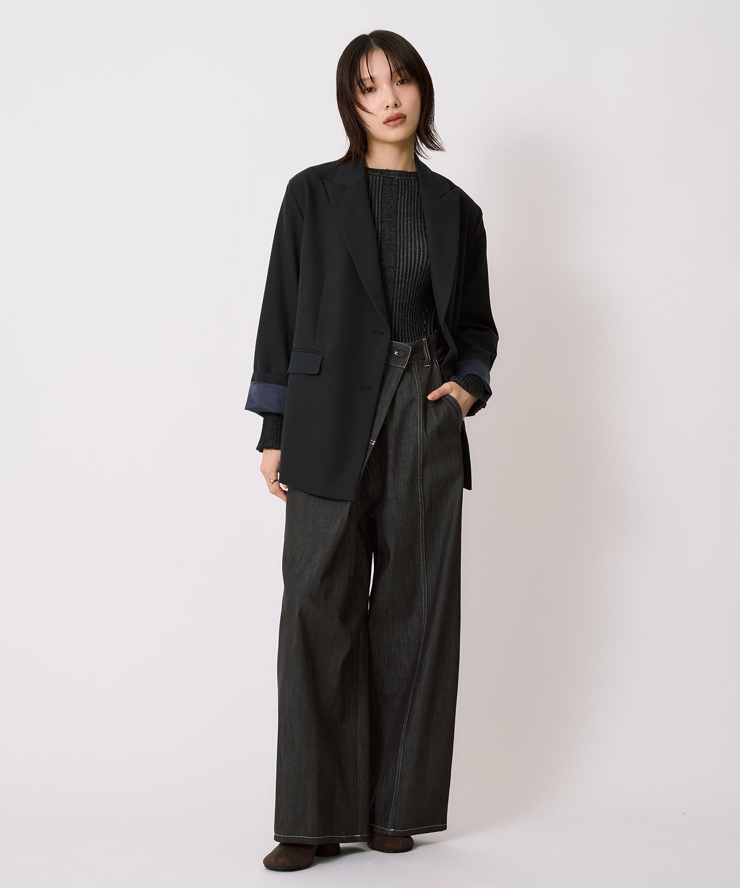 【セットアップ】フィブリルテーラードジャケット