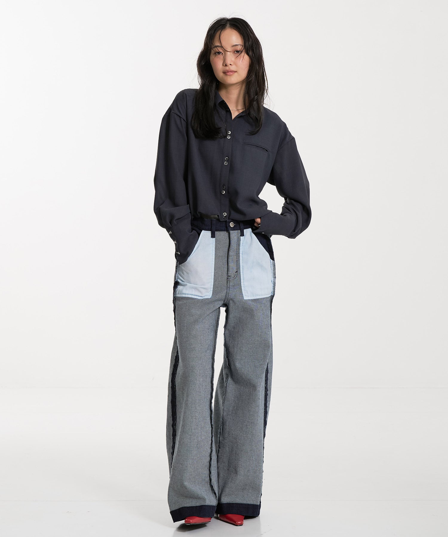 〈残りわずか〉リバースタックデニム