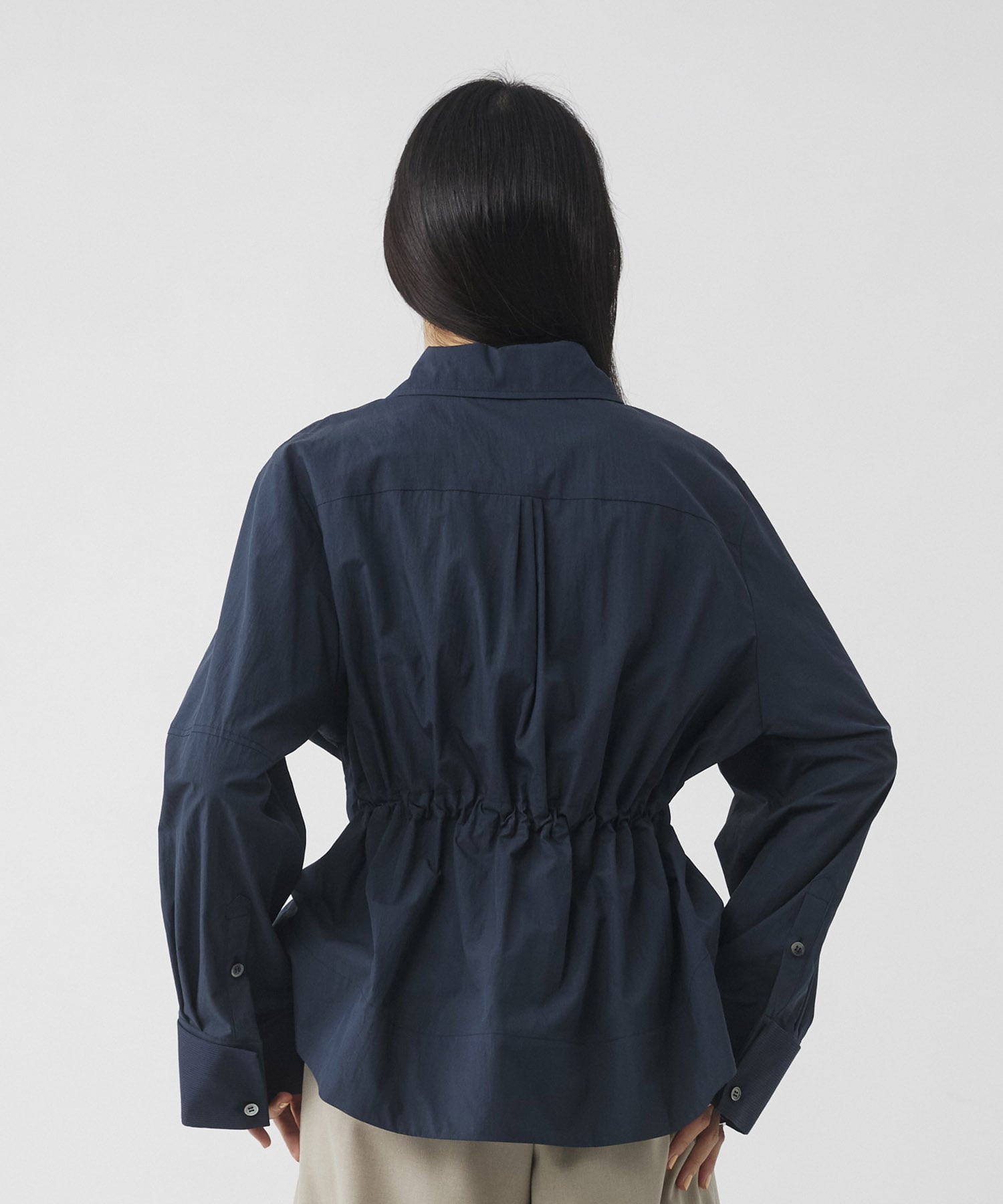 スタンドカラーシャツブルゾン