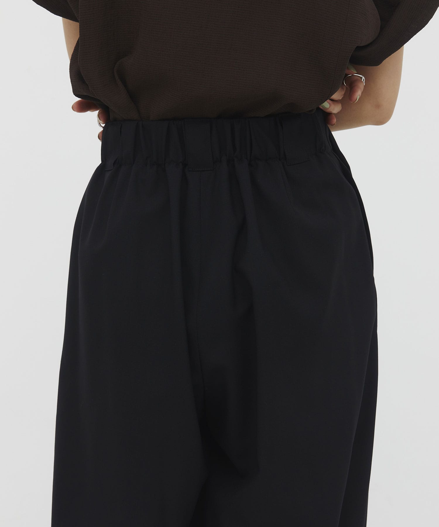 Super140s Summer Wool Relax Trousers