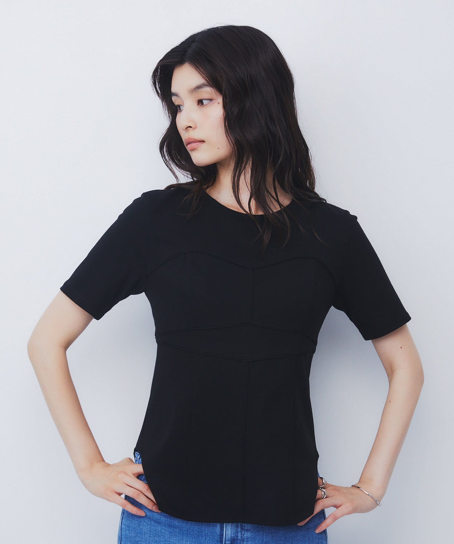 カッティングビスチェTEE