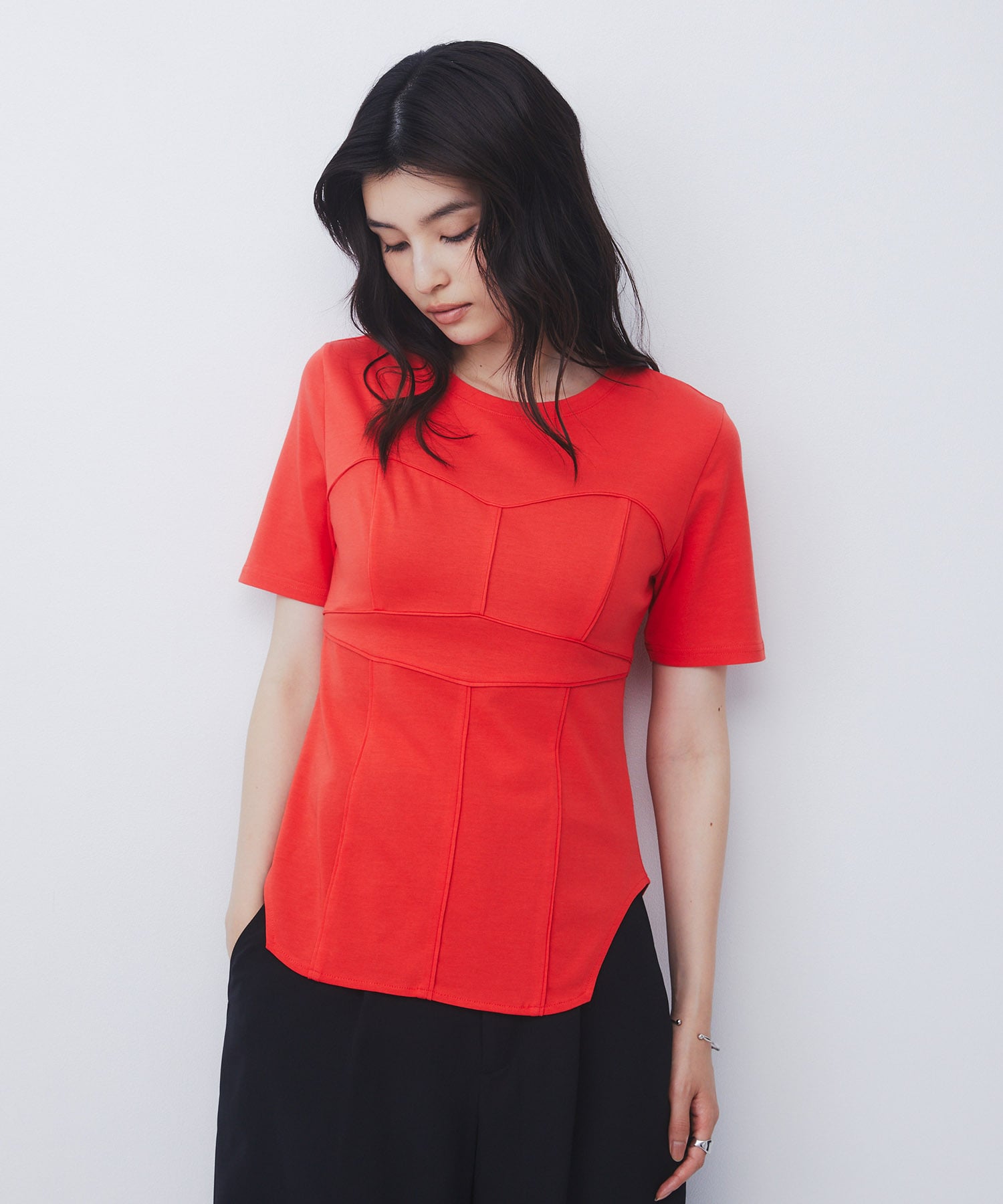 カッティングビスチェTEE