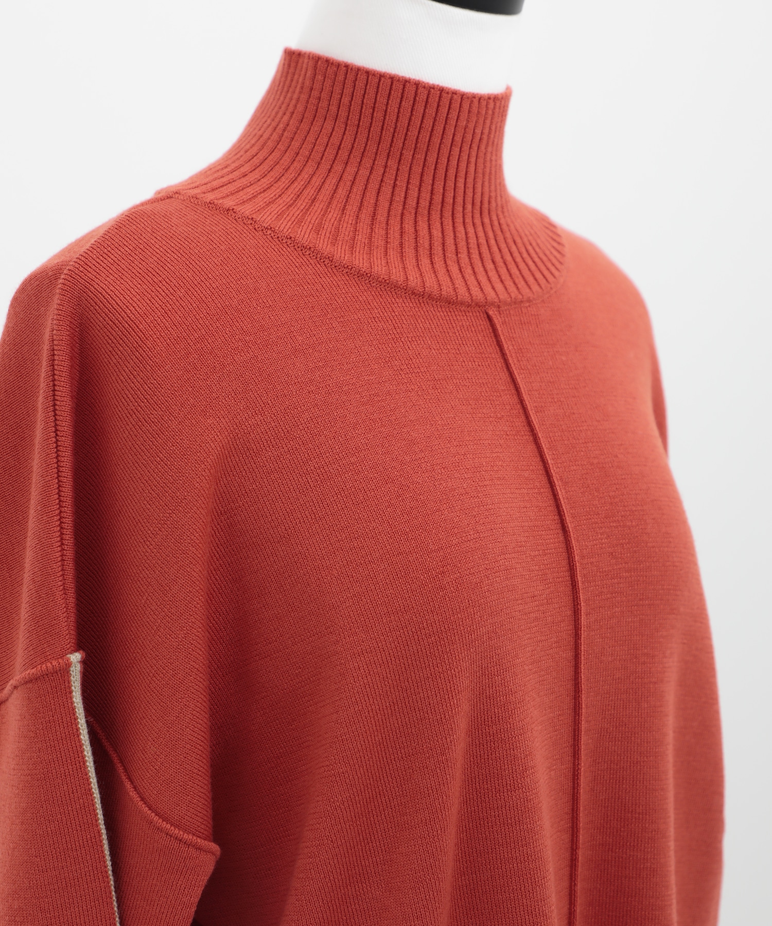 ウォッシャブルWOOLラインニット